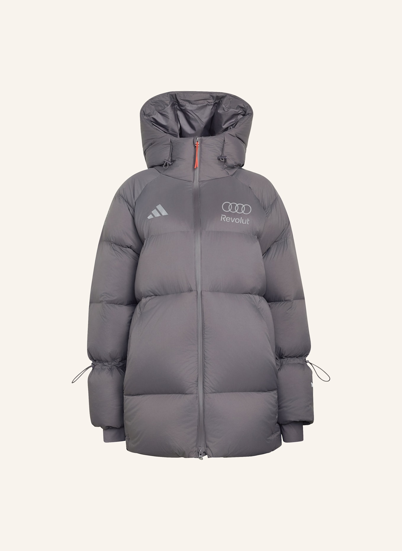 adidas AUDI REVOLUT F1 TEAM ENGINEERS & MARKETING WINTERJACKE: GRAU