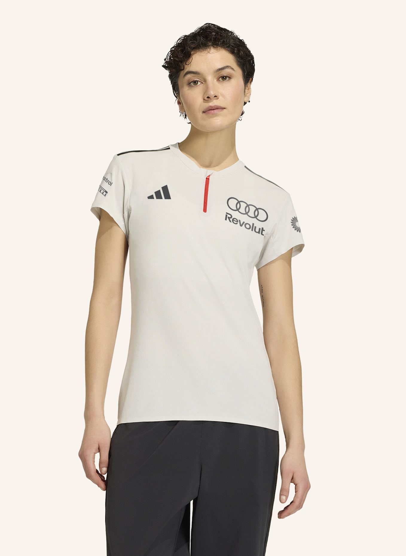 adidas Funktions-Poloshirt AUDI FORMULA ONE TEAM ENGINEERS & MARKETING: GRAU