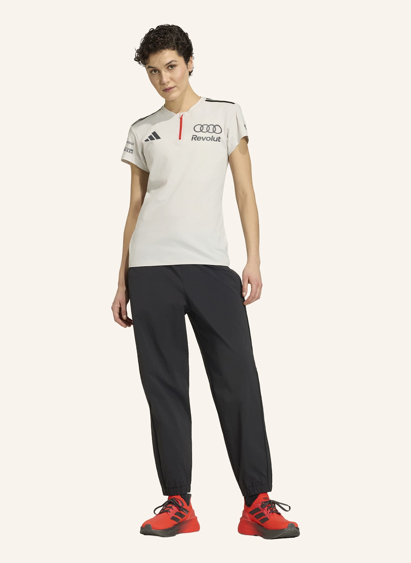 adidas Funktions-Poloshirt AUDI FORMULA ONE TEAM ENGINEERS & MARKETING: GRAU
