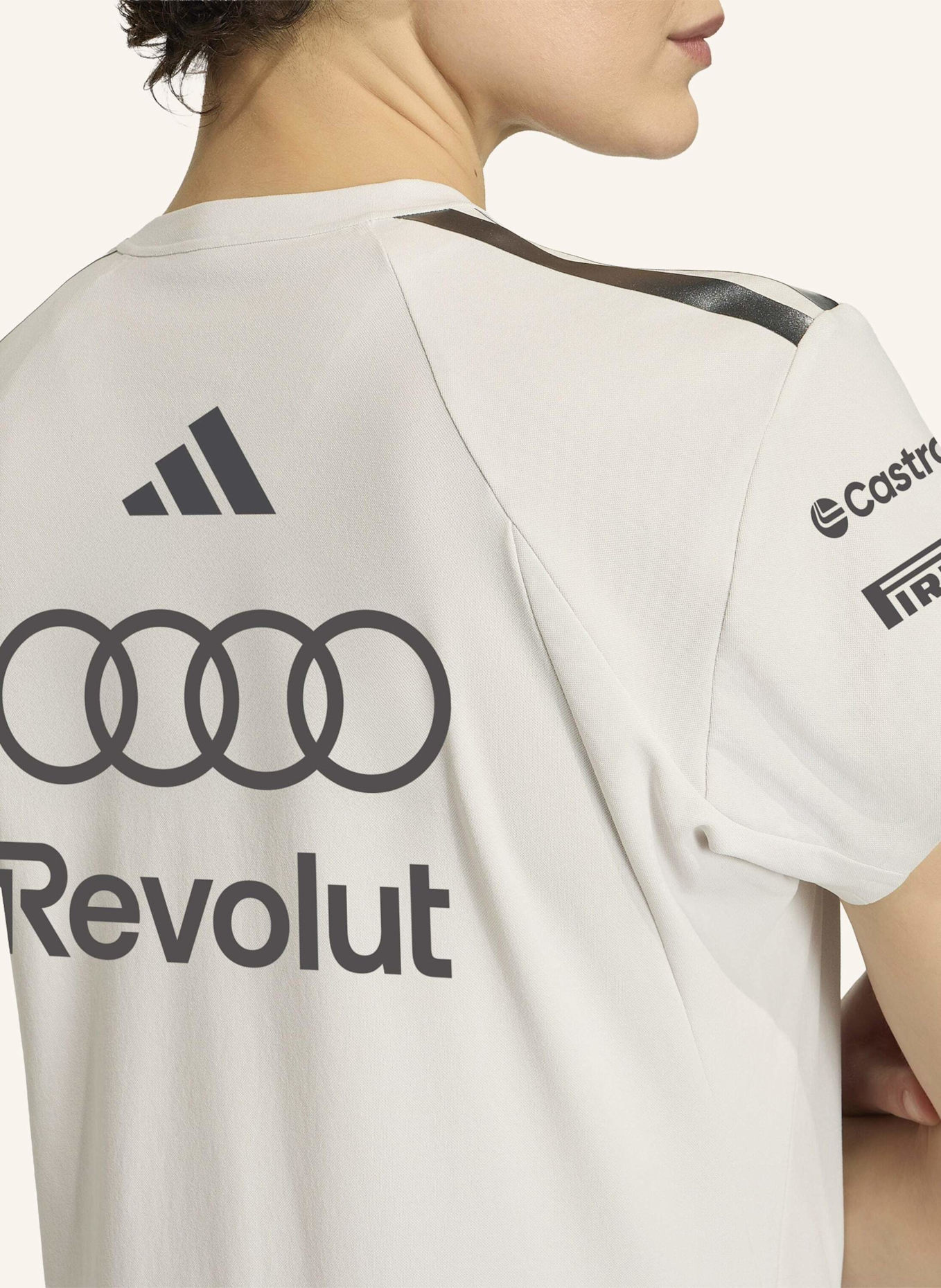 adidas Funktions-Poloshirt AUDI FORMULA ONE TEAM ENGINEERS & MARKETING: GRAU