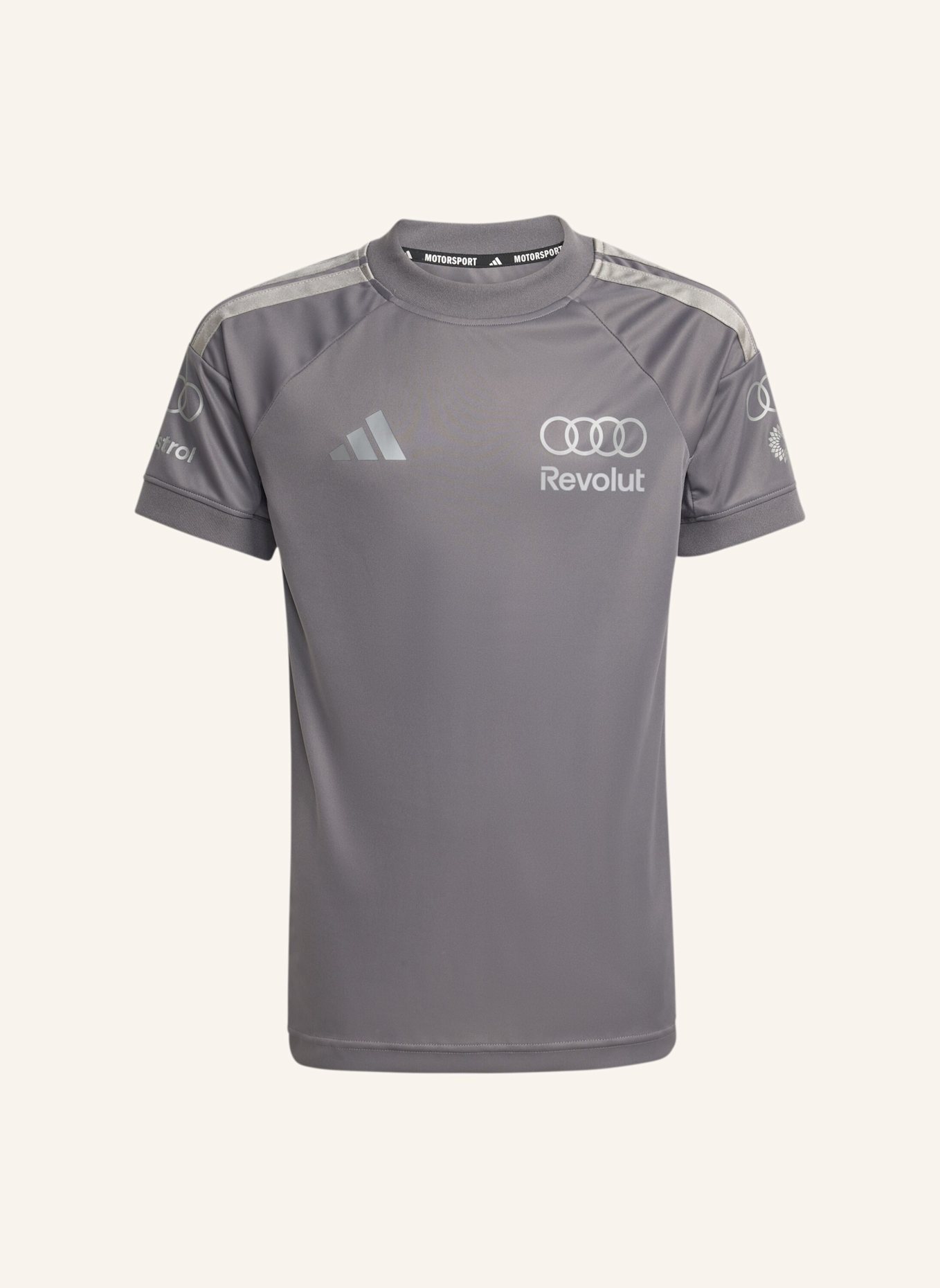 adidas AUDI REVOLUT F1 TEAM DRIVER REPLICA JERSEY: GRAU