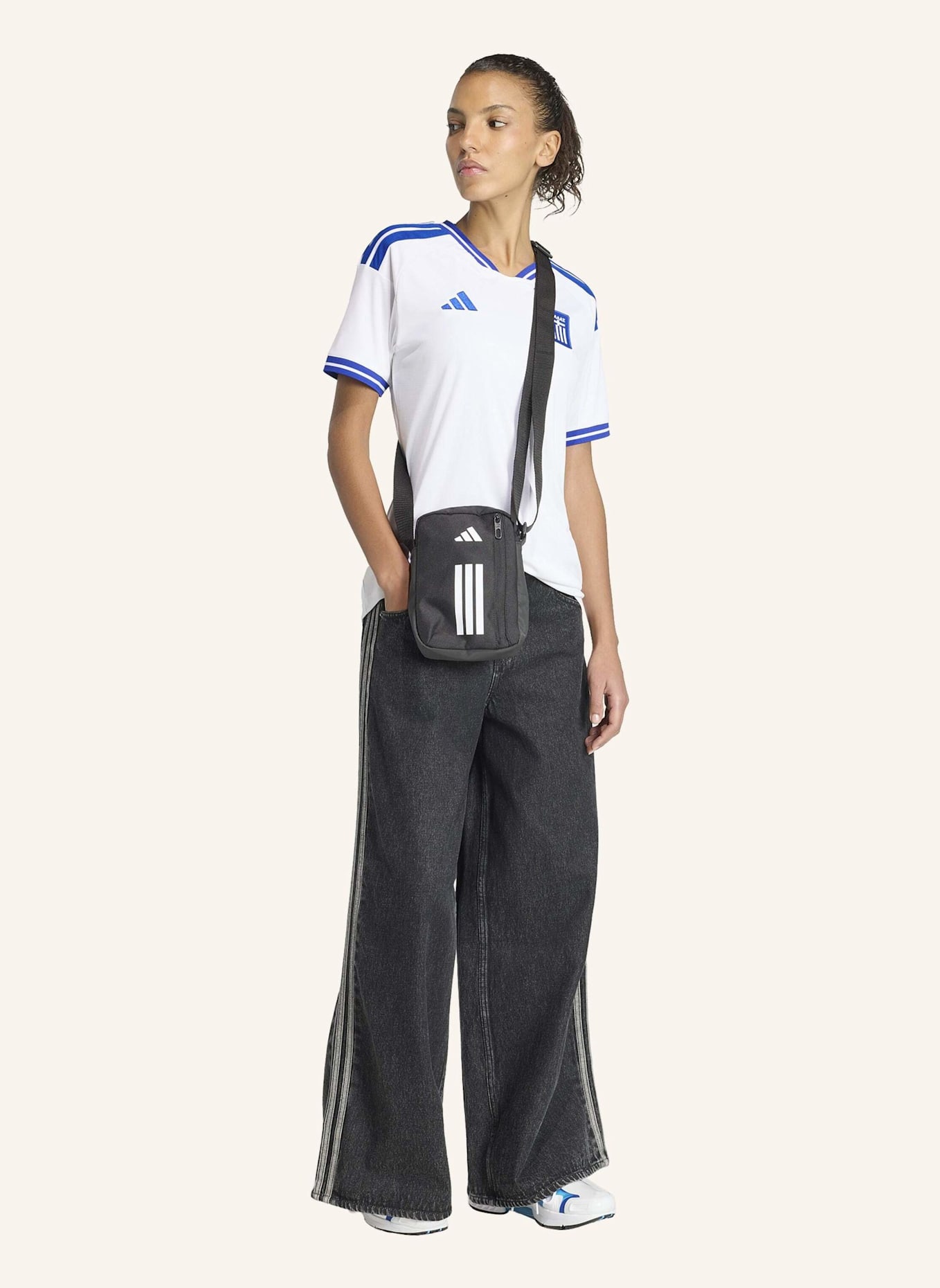 adidas GRIECHENLAND 26 HEIMTRIKOT: WEISS