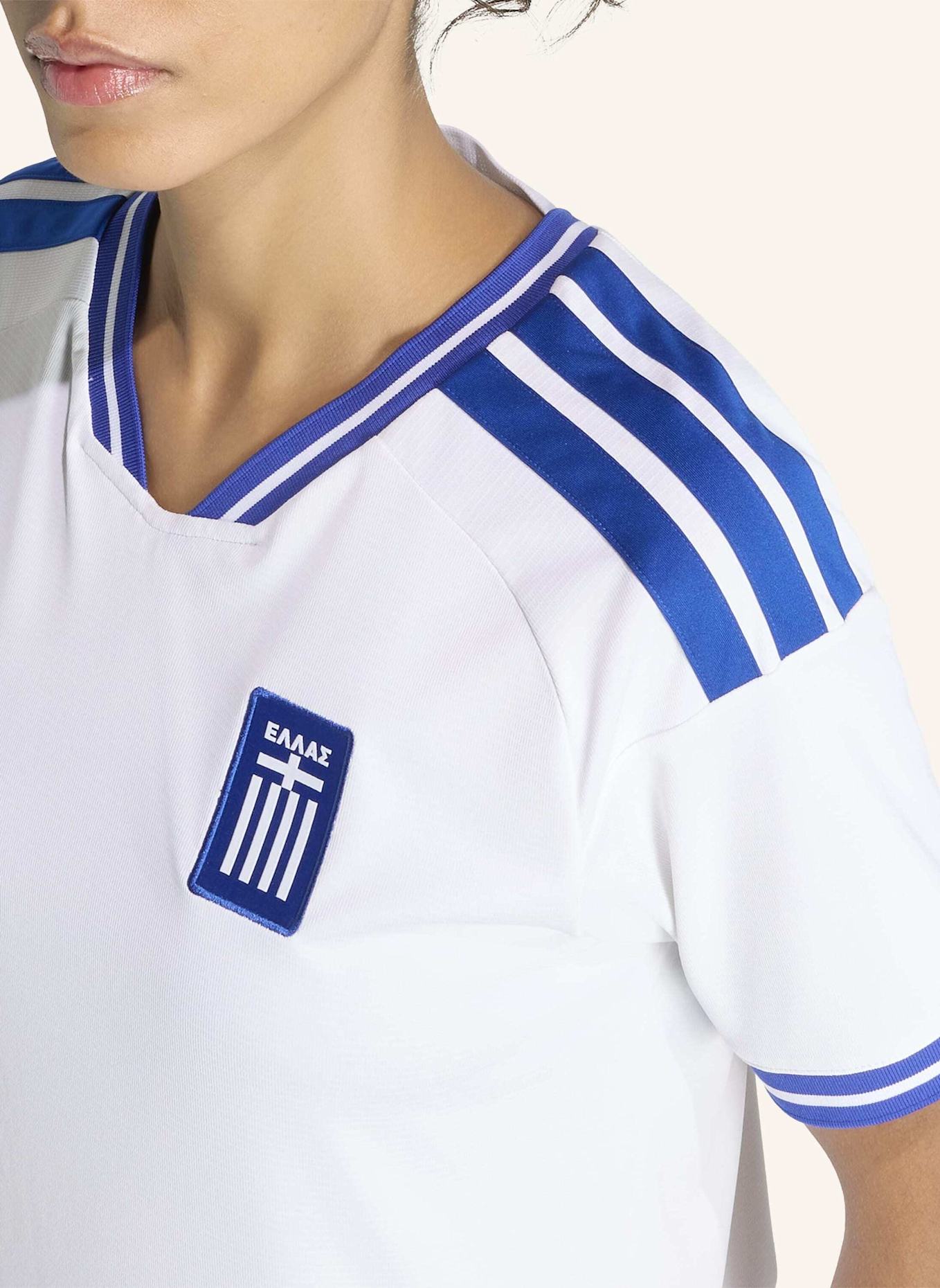 adidas GRIECHENLAND 26 HEIMTRIKOT: WEISS