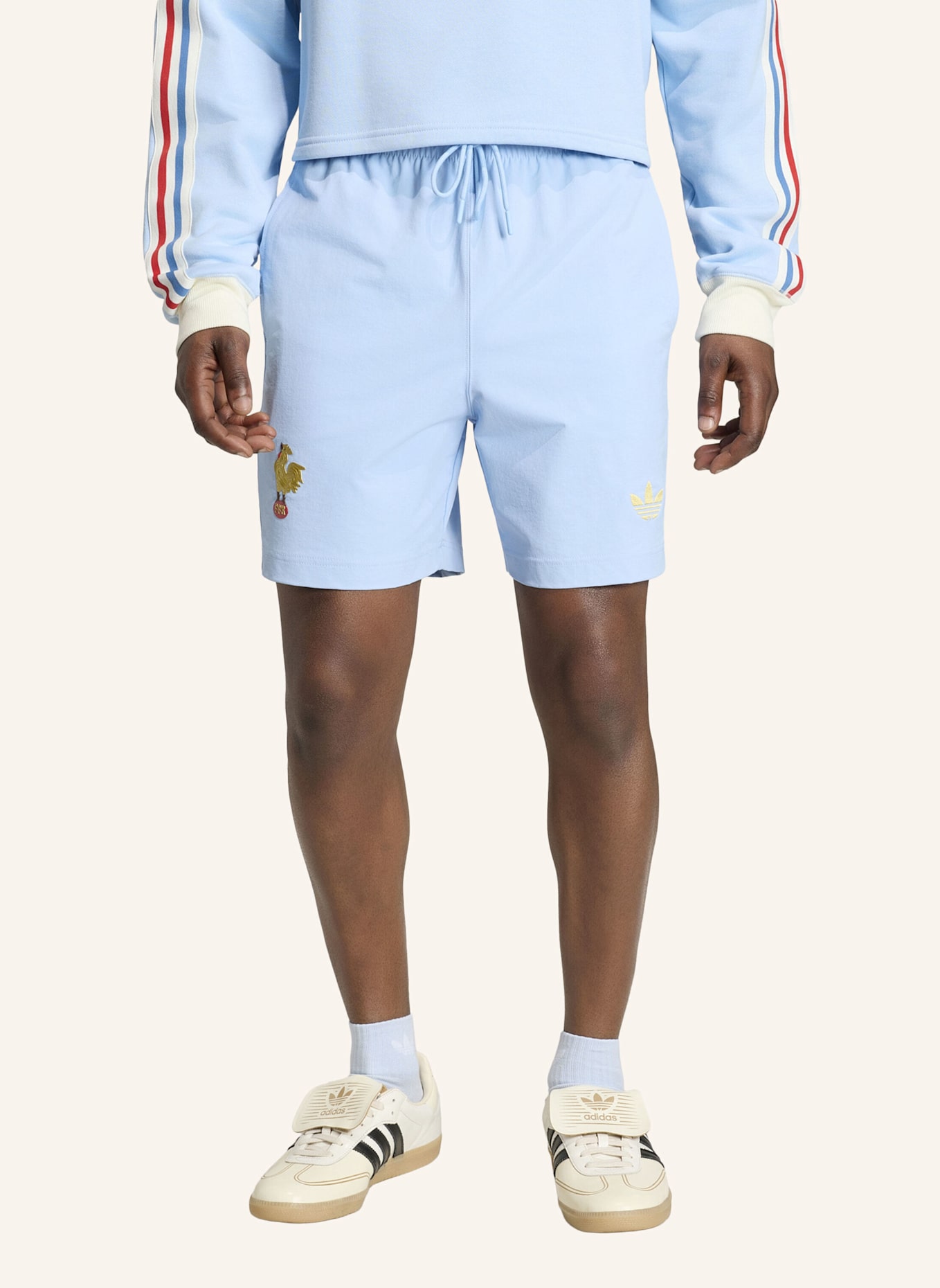 adidas FFR 120Y SHORTS: BLAU