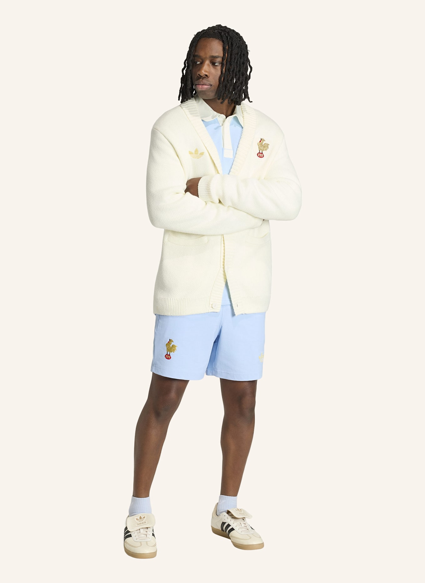 adidas FFR 120Y SHORTS: BLAU