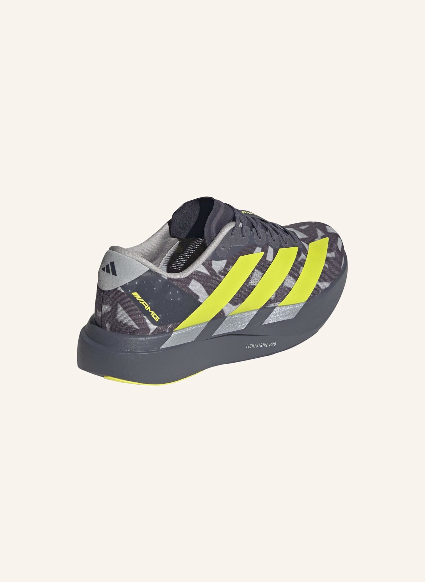 adidas ADIZERO EVO SL AMG SCHUH: GRAU/ GELB