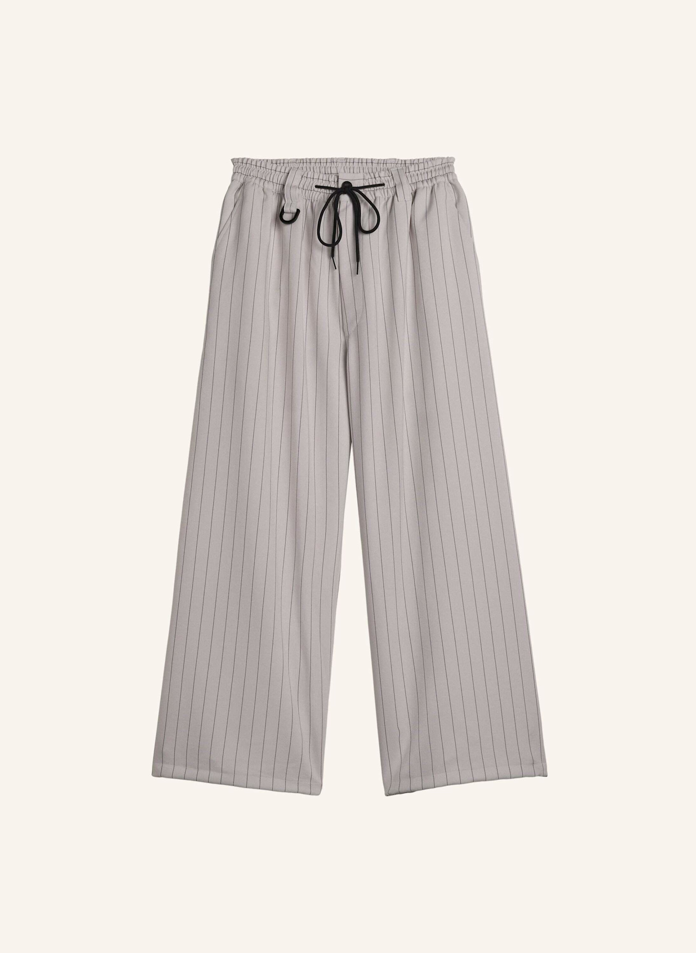 Y-3 Y-3 SPORT UNIFORM TRAININGSHOSE MIT NADELSTREIFEN: SCHWARZ