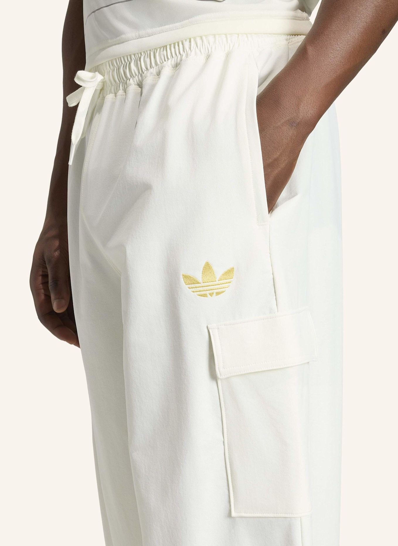 adidas FRANKREICH RUGBY 120 YEARS CRUNCH CARGOHOSE: WEISS