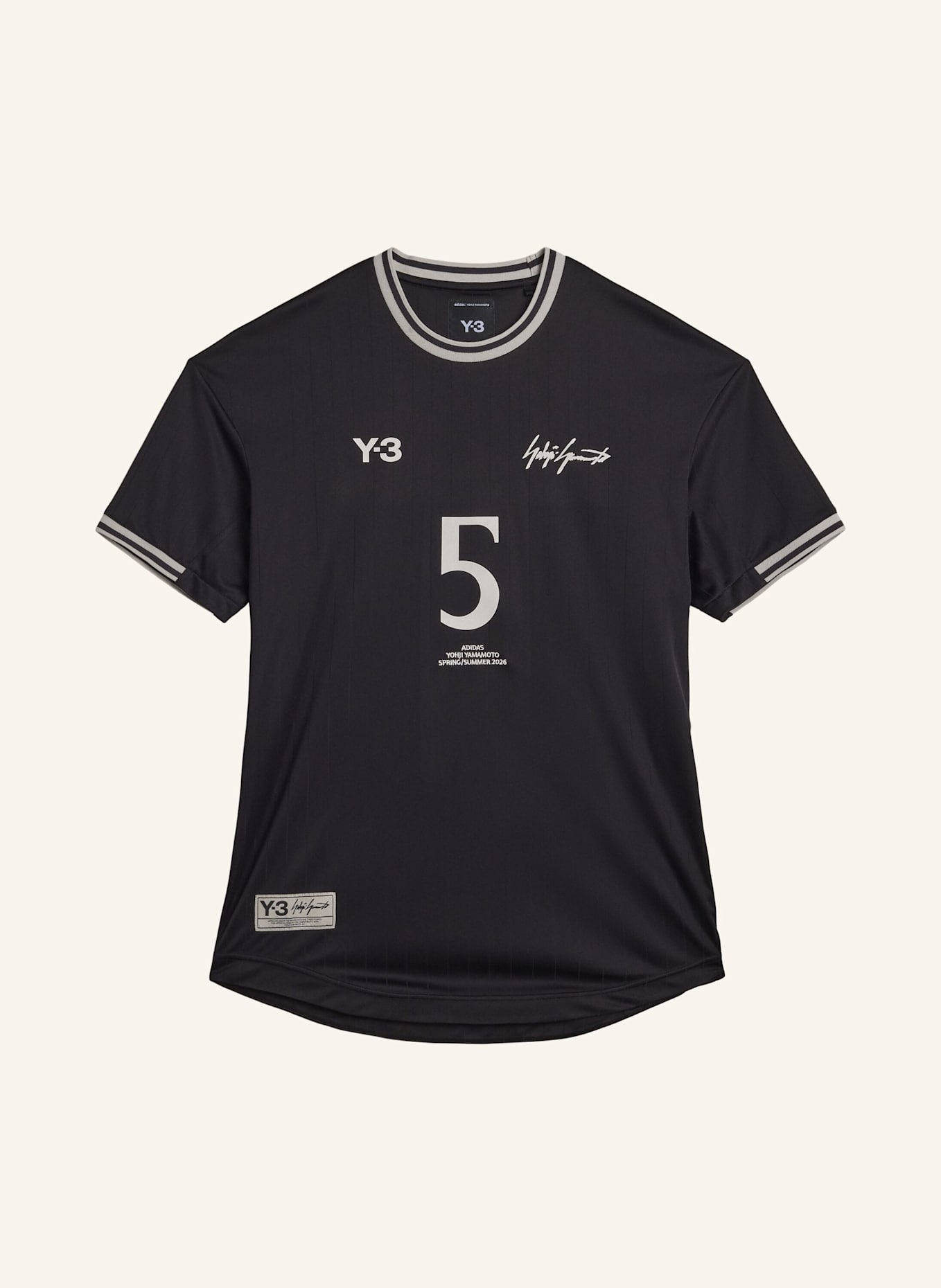 Y-3 Y-3 JUDE BELLINGHAM FUSSBALLTRIKOT, KURZÄRMELIG: SCHWARZ