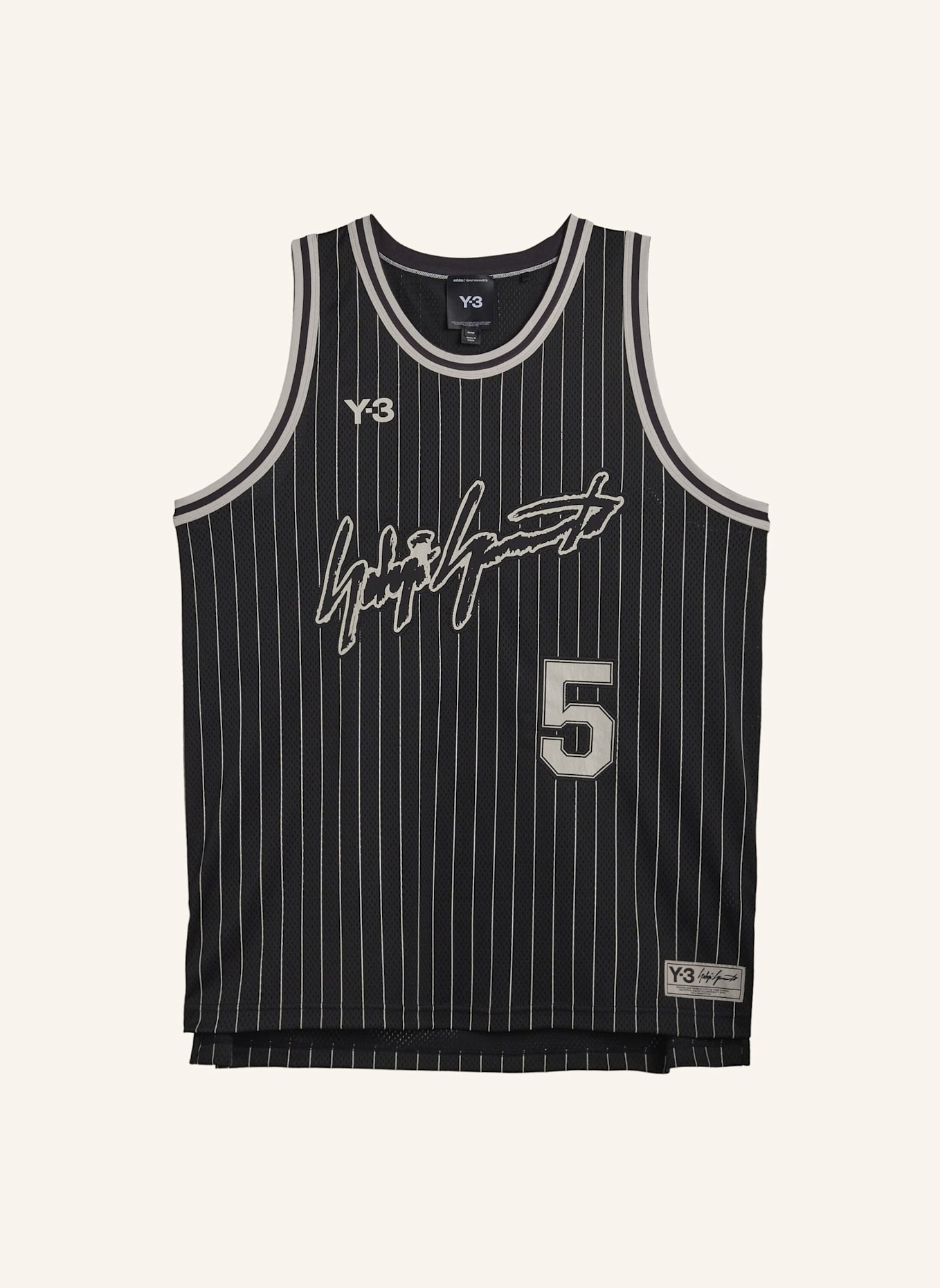 Y-3 Y-3 ANTHONY EDWARDS BASKETBALLTRIKOT: SCHWARZ