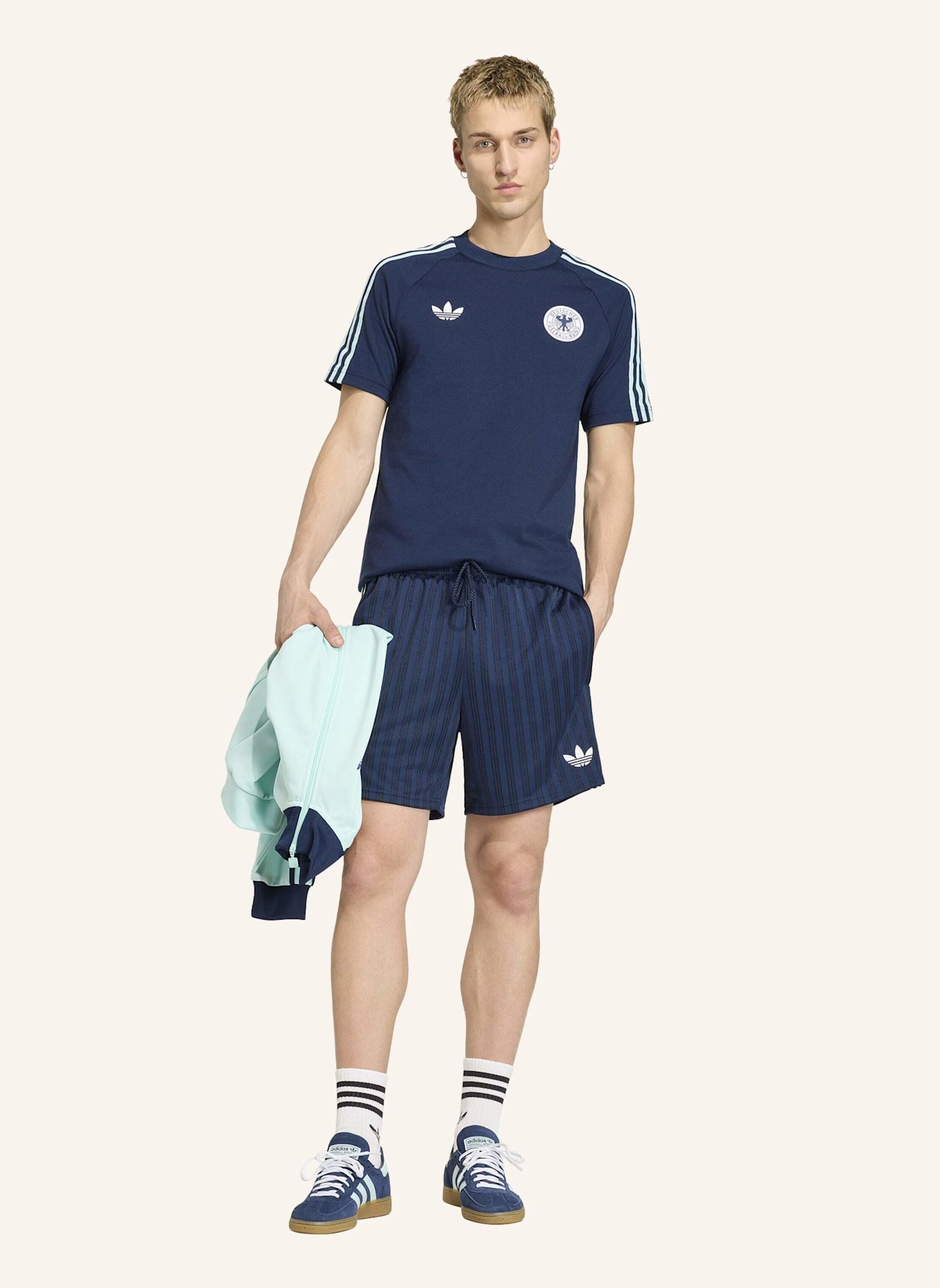 adidas T-Shirt DEUTSCHLAND ORIGINALS: BLAU