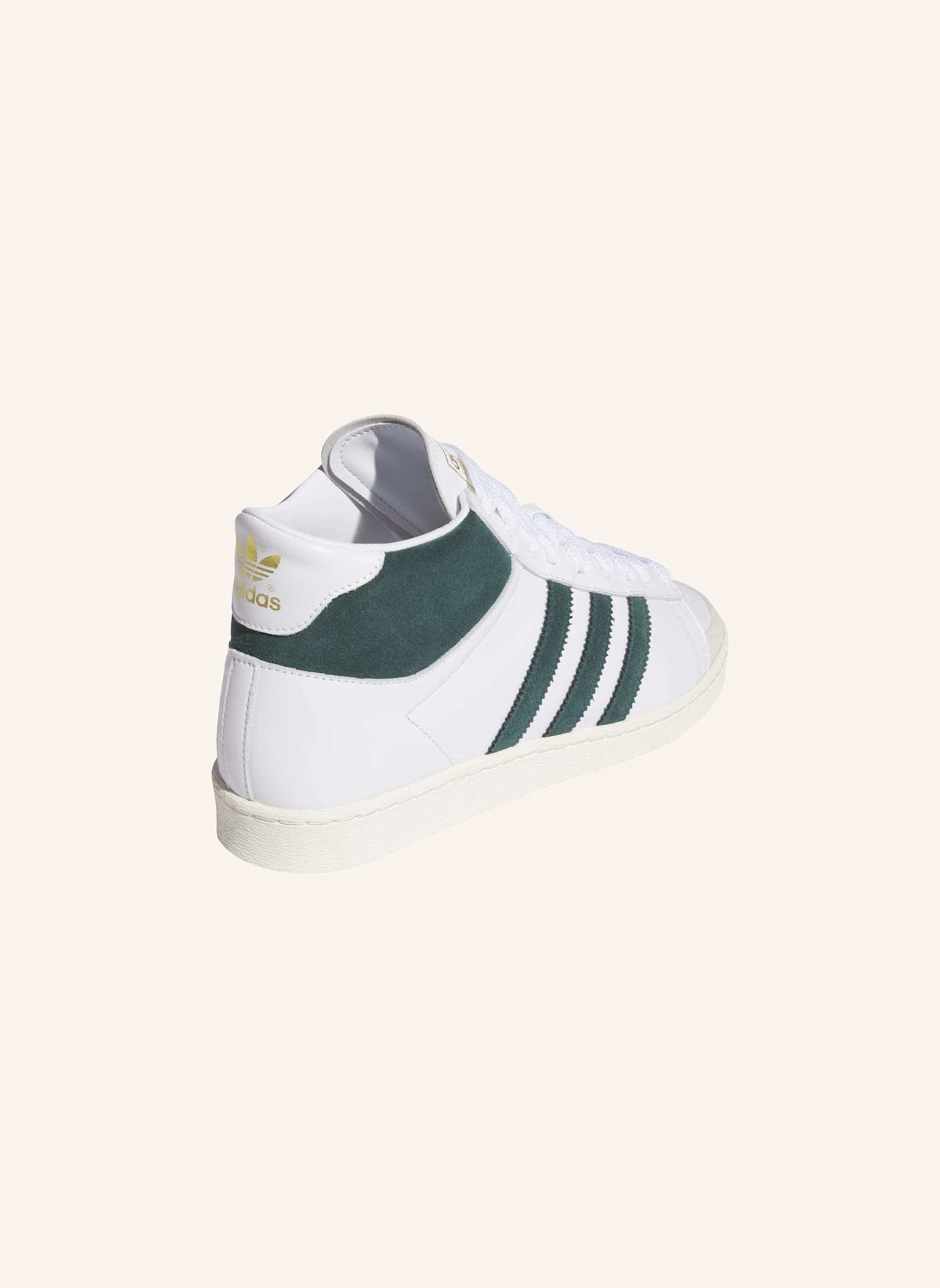 adidas Originals JABBAR HI SCHUH: WEISS/ GRÜN