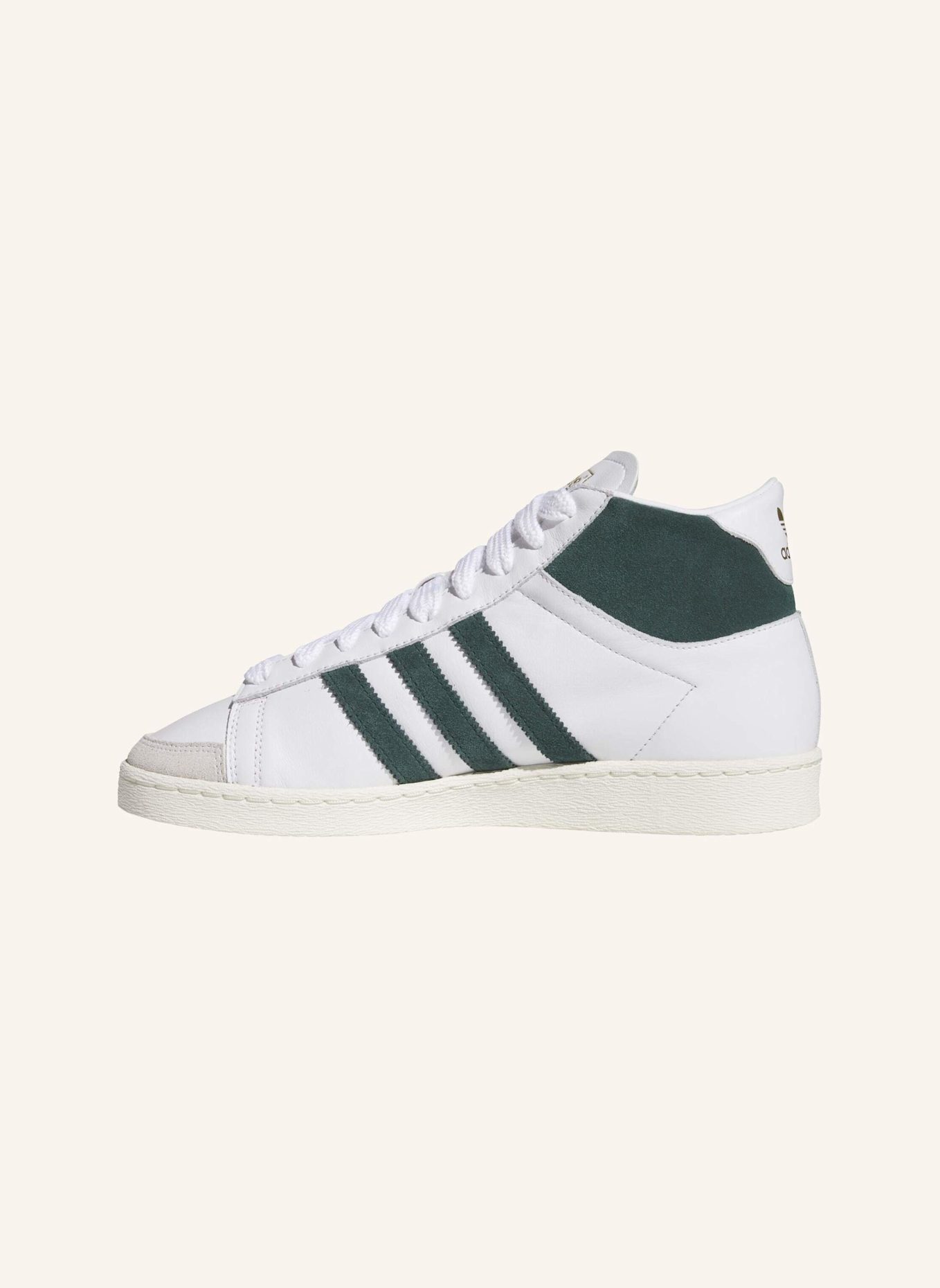 adidas Originals JABBAR HI SCHUH: WEISS/ GRÜN