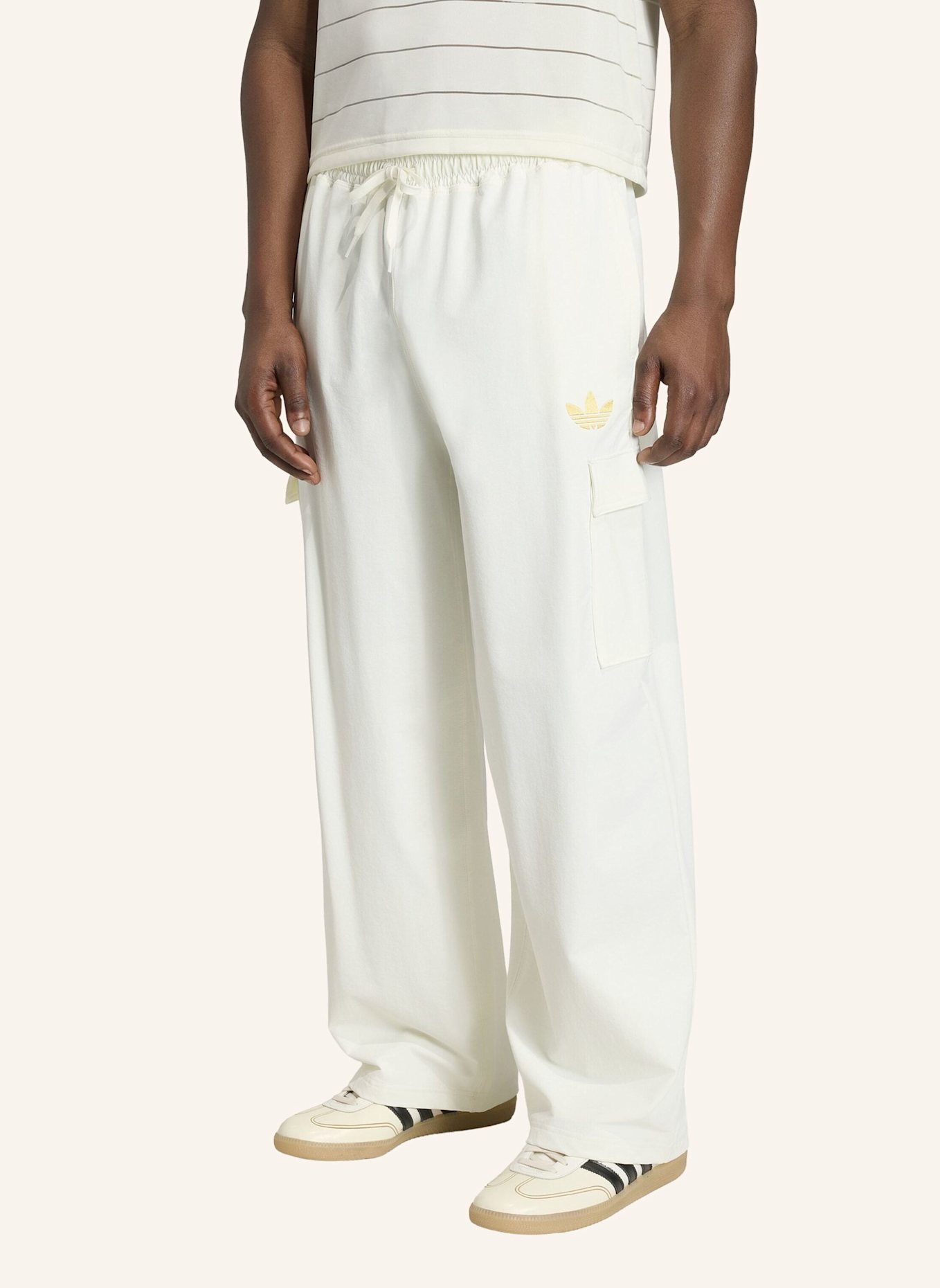 adidas FRANKREICH RUGBY 120 YEARS CRUNCH CARGOHOSE: WEISS