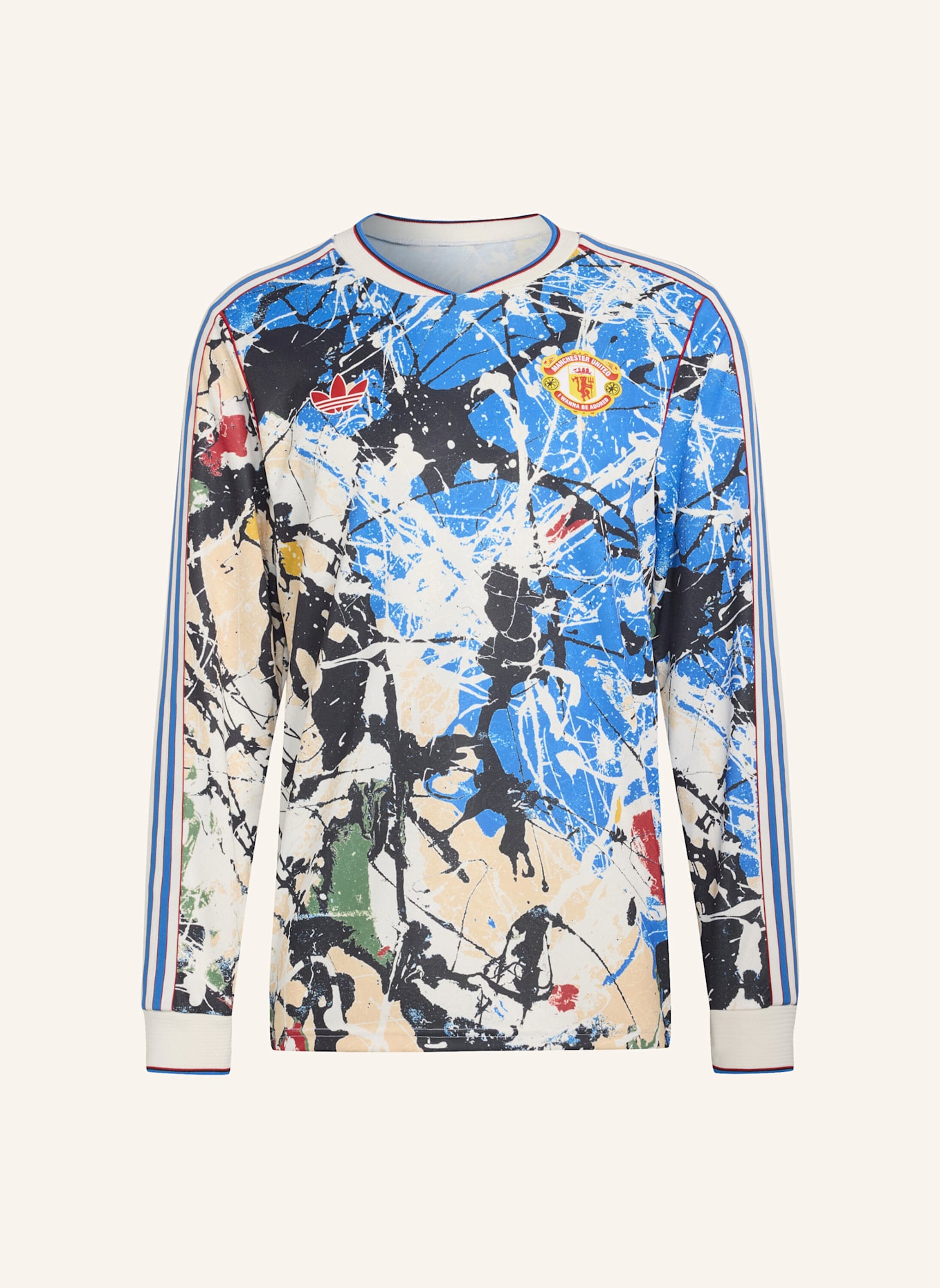adidas MANCHESTER UNITED STONE ROSES LANGARMTRIKOT: NEONLILA/ NEONROT/ NEONROSA/ NEONORANGE/ NEONBLAU/ NEONGRÜN/ NEONPINK/ NEONTÜRKIS/ NEONGELB