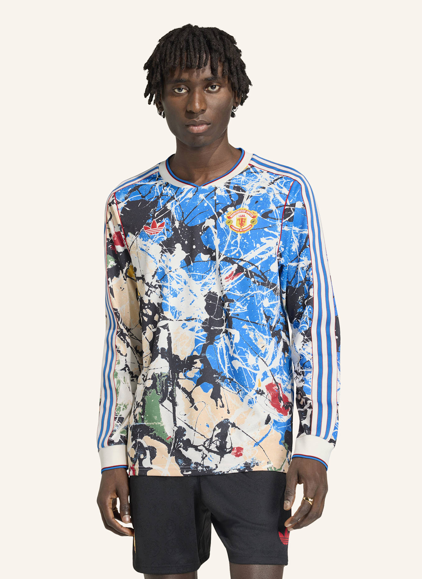 adidas MANCHESTER UNITED STONE ROSES LANGARMTRIKOT: NEONLILA/ NEONROT/ NEONROSA/ NEONORANGE/ NEONBLAU/ NEONGRÜN/ NEONPINK/ NEONTÜRKIS/ NEONGELB