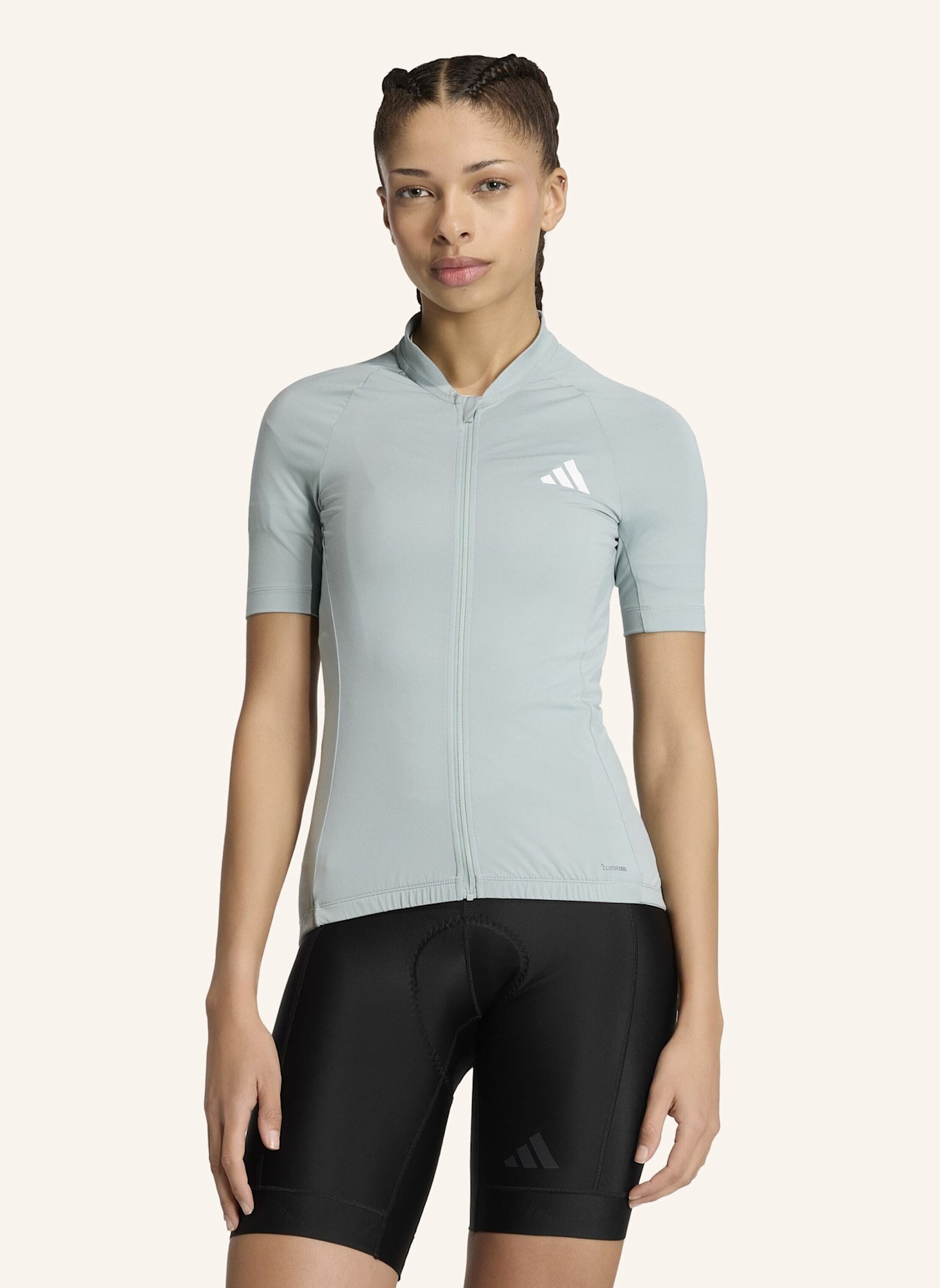 adidas ESSENTIALS FAHRRADTRIKOT: GRÜN