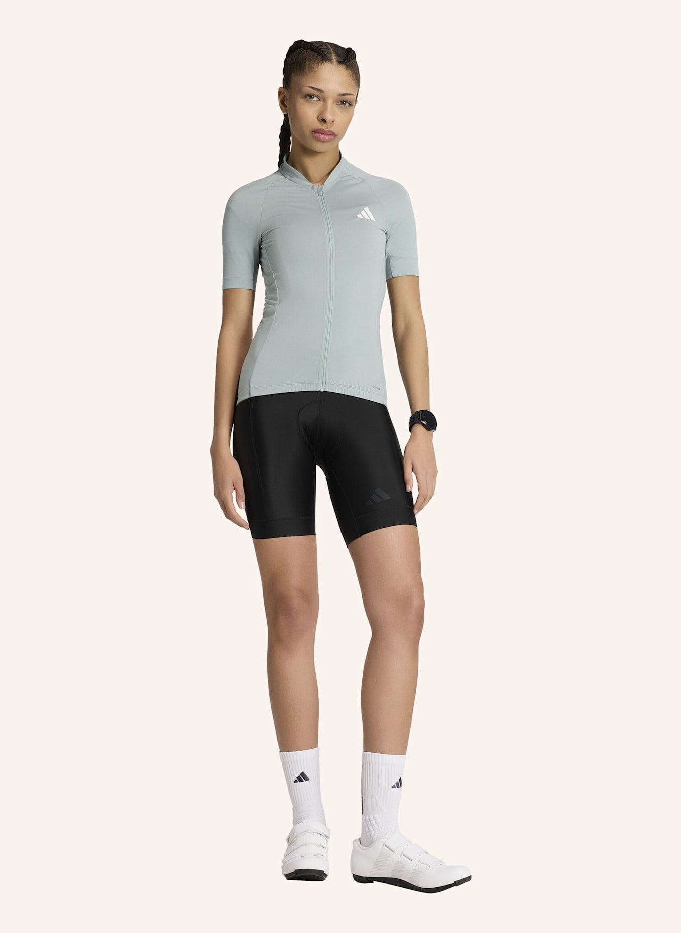 adidas ESSENTIALS FAHRRADTRIKOT: GRÜN
