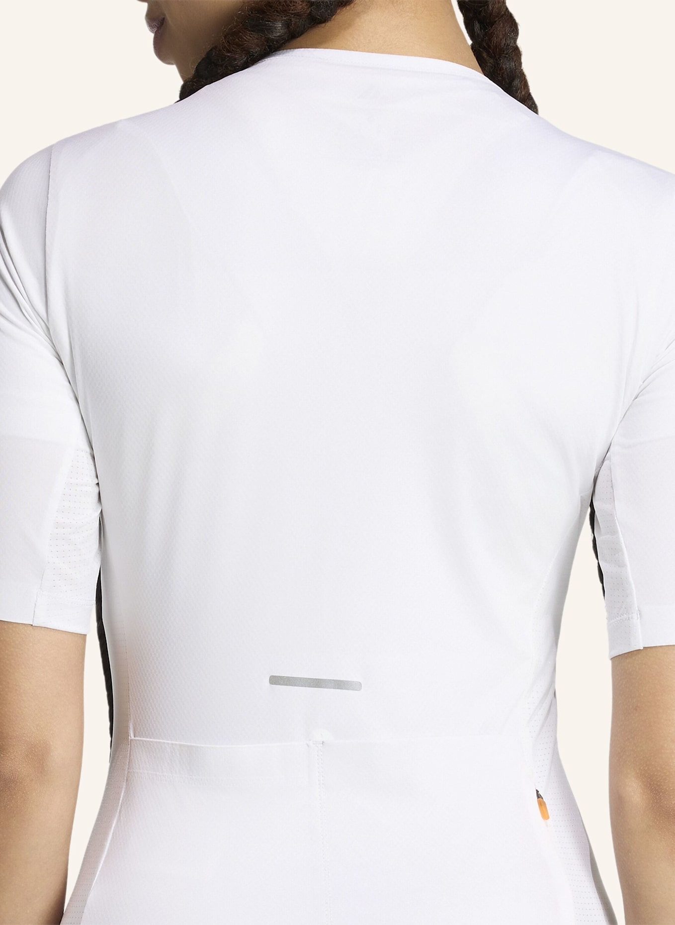 adidas TEMPO RADTRIKOT: WEISS