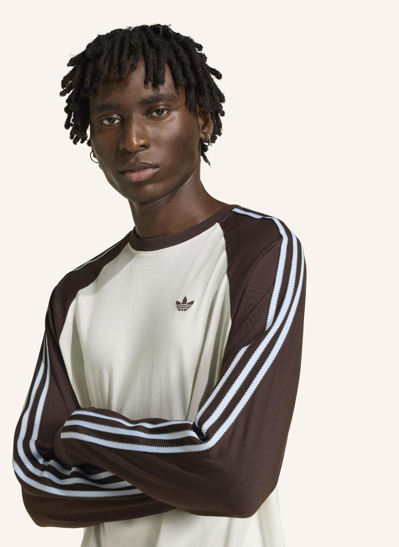 adidas Originals Longsleeve BRITCORE LONG SLEEVE CALI: WEISS/ BRAUN