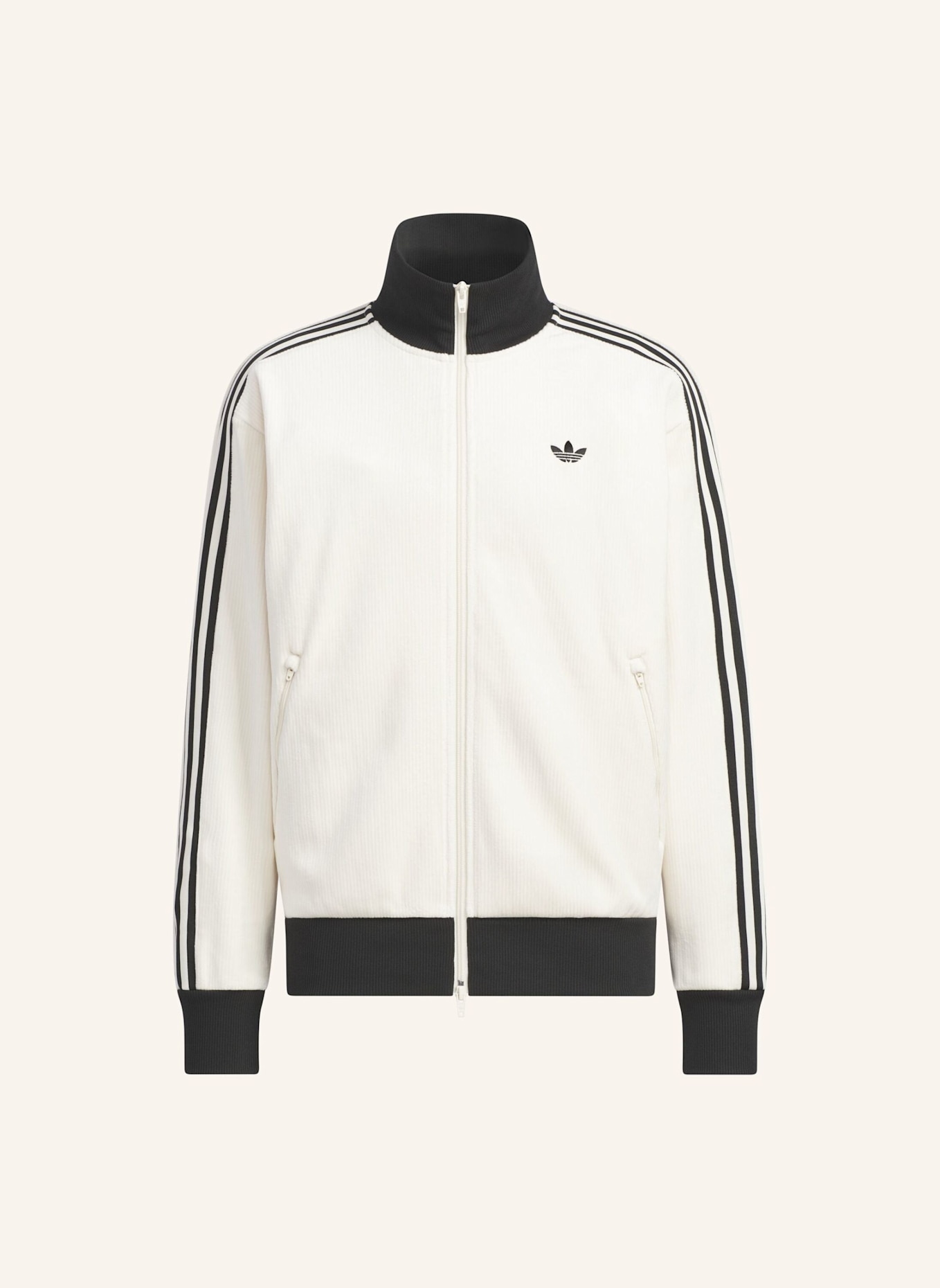 adidas Originals VELOUR CLASSIC TRACK TOP: WEISS