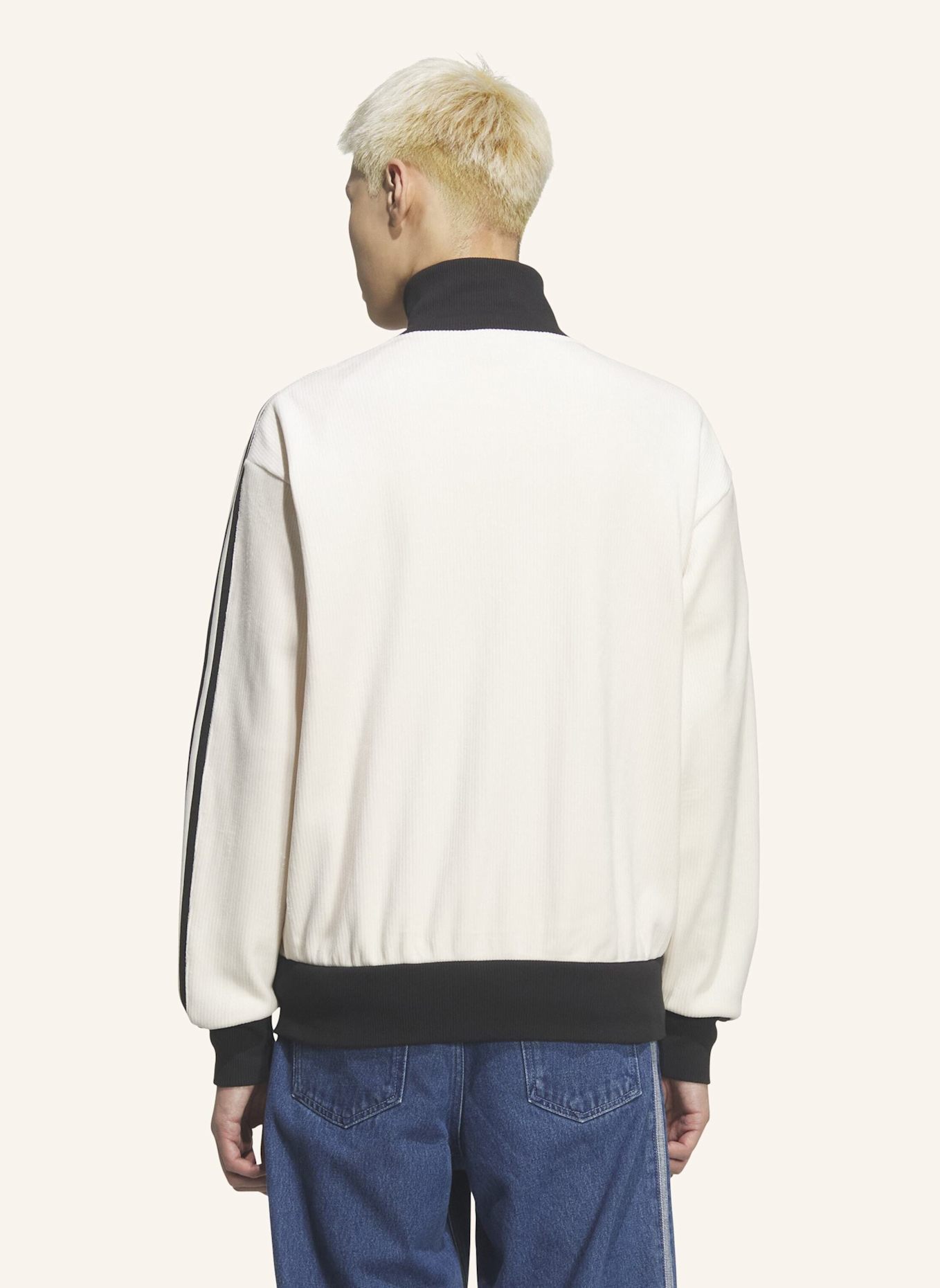 adidas Originals VELOUR CLASSIC TRACK TOP: WEISS