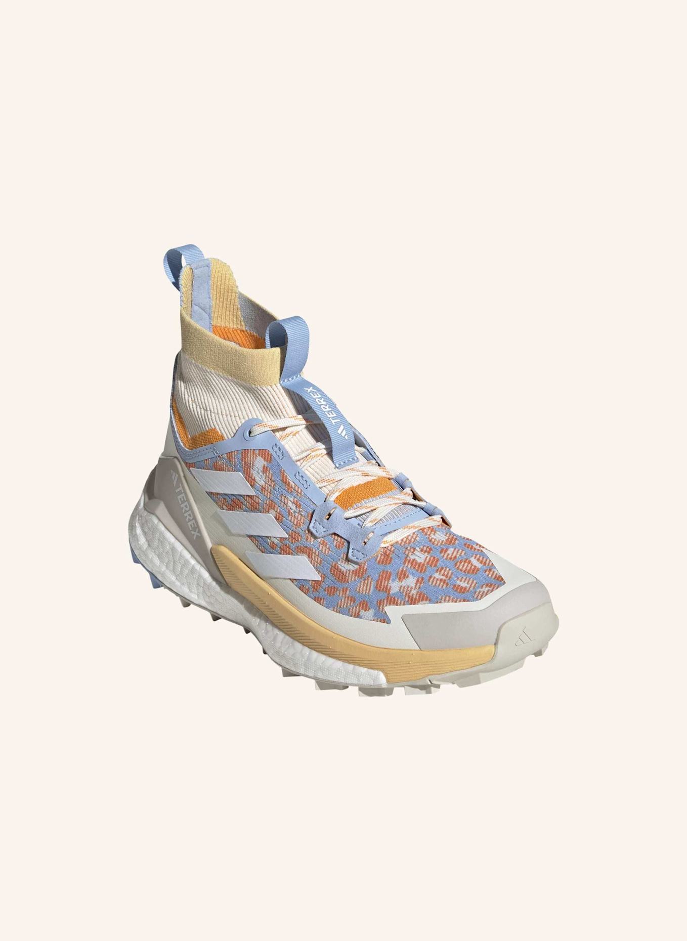 adidas TERREX TERREX FREE HIKER 2.0 WANDERSCHUH: BLAU/ WEISS/ ORANGE