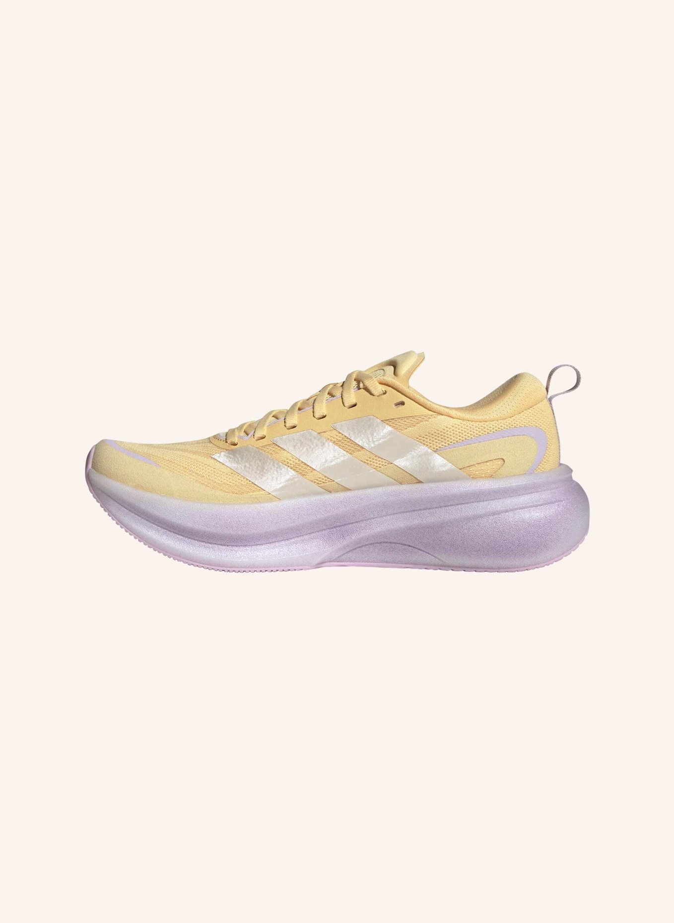 adidas SUPERNOVA GLIDE LAUFSCHUH: ORANGE/ BEIGE