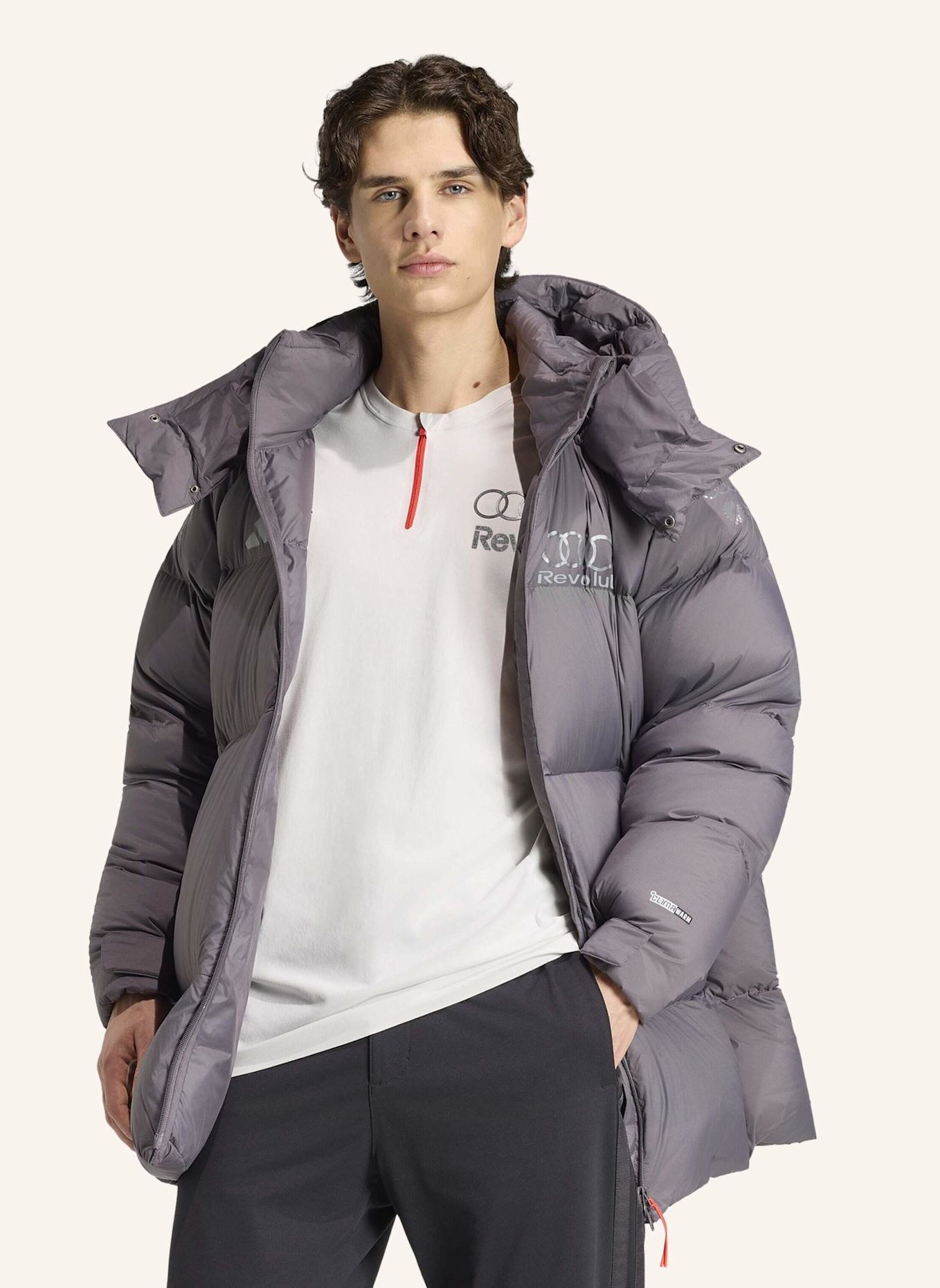 adidas AUDI REVOLUT F1 TEAM ENGINEERS & MARKETING WINTERJACKE: GRAU