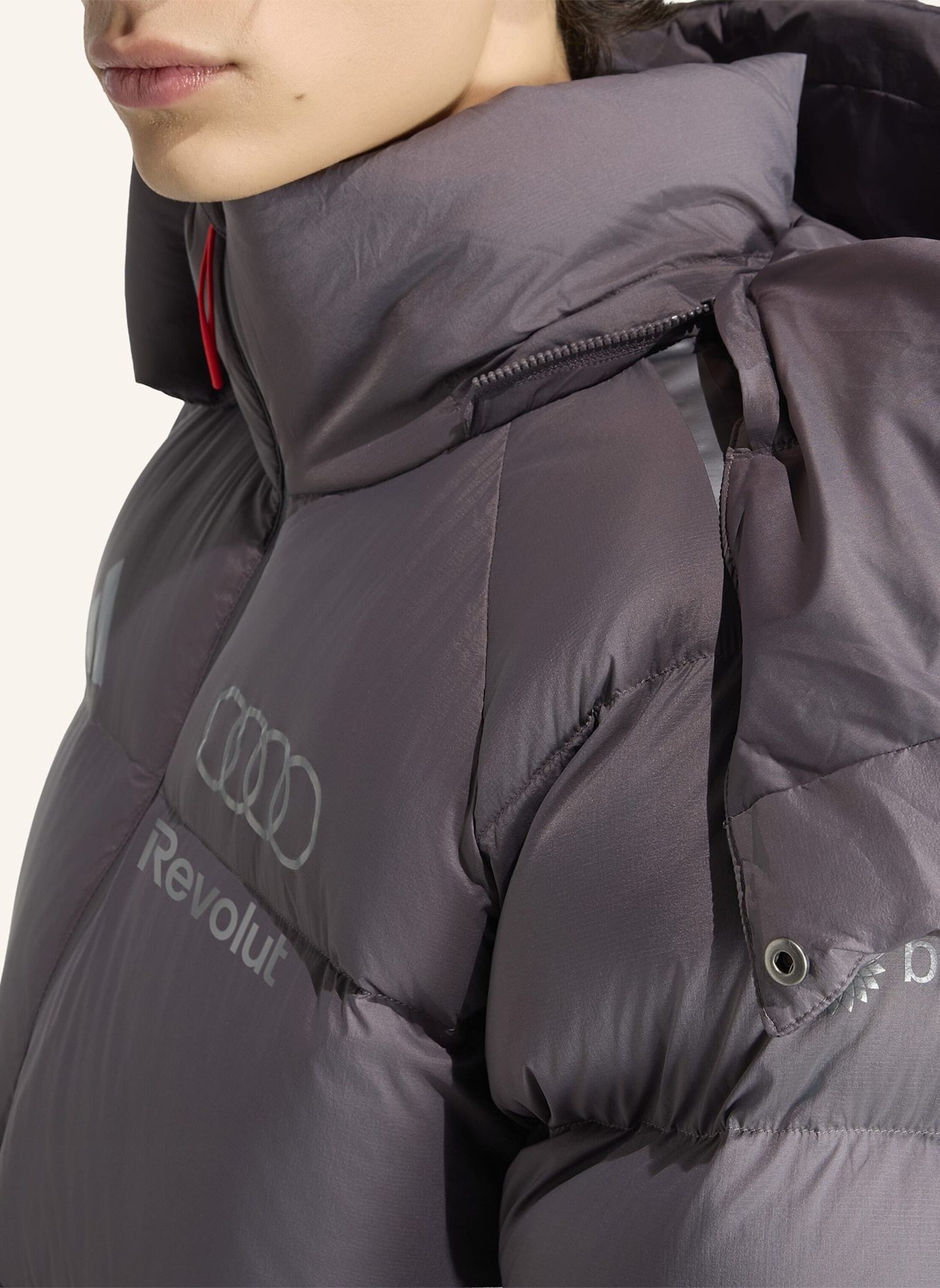 adidas AUDI REVOLUT F1 TEAM ENGINEERS & MARKETING WINTERJACKE: GRAU