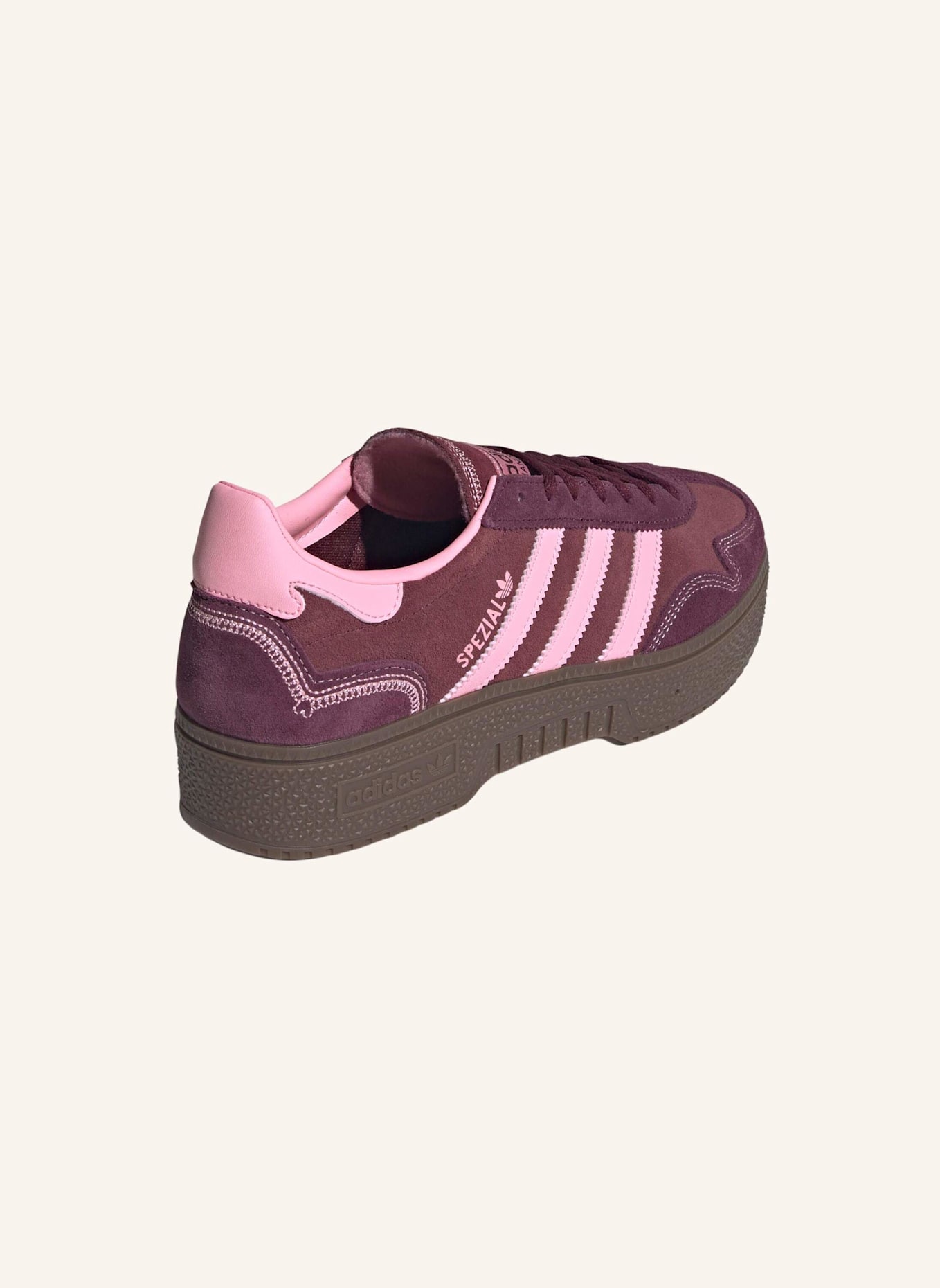 adidas Originals HANDBALL SPEZIAL BOLD SCHUH: ROSA/ ROT