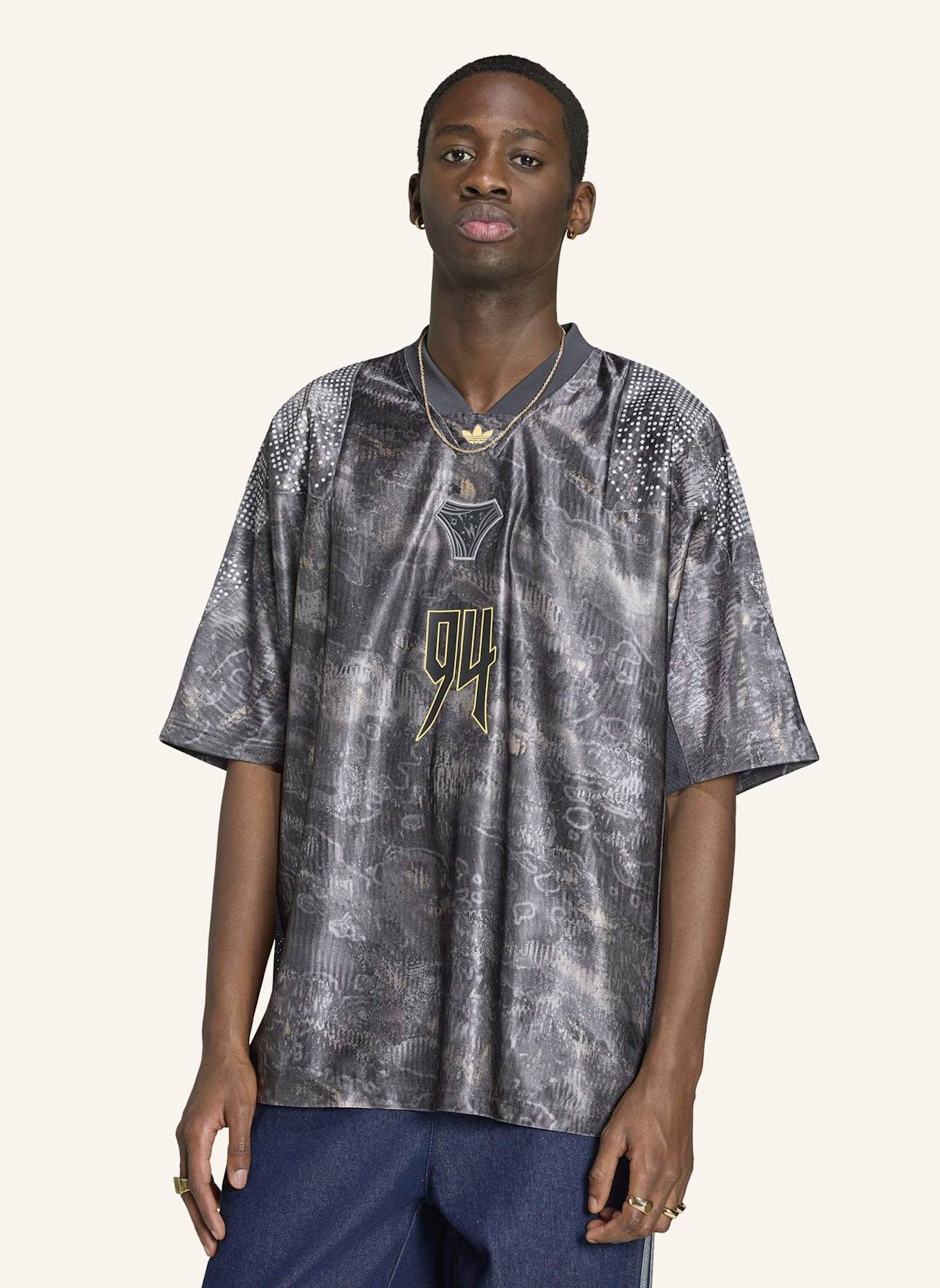 adidas Originals ADILENIUM SAISON 5 EQT JERSEY: GRAU/ BEIGE