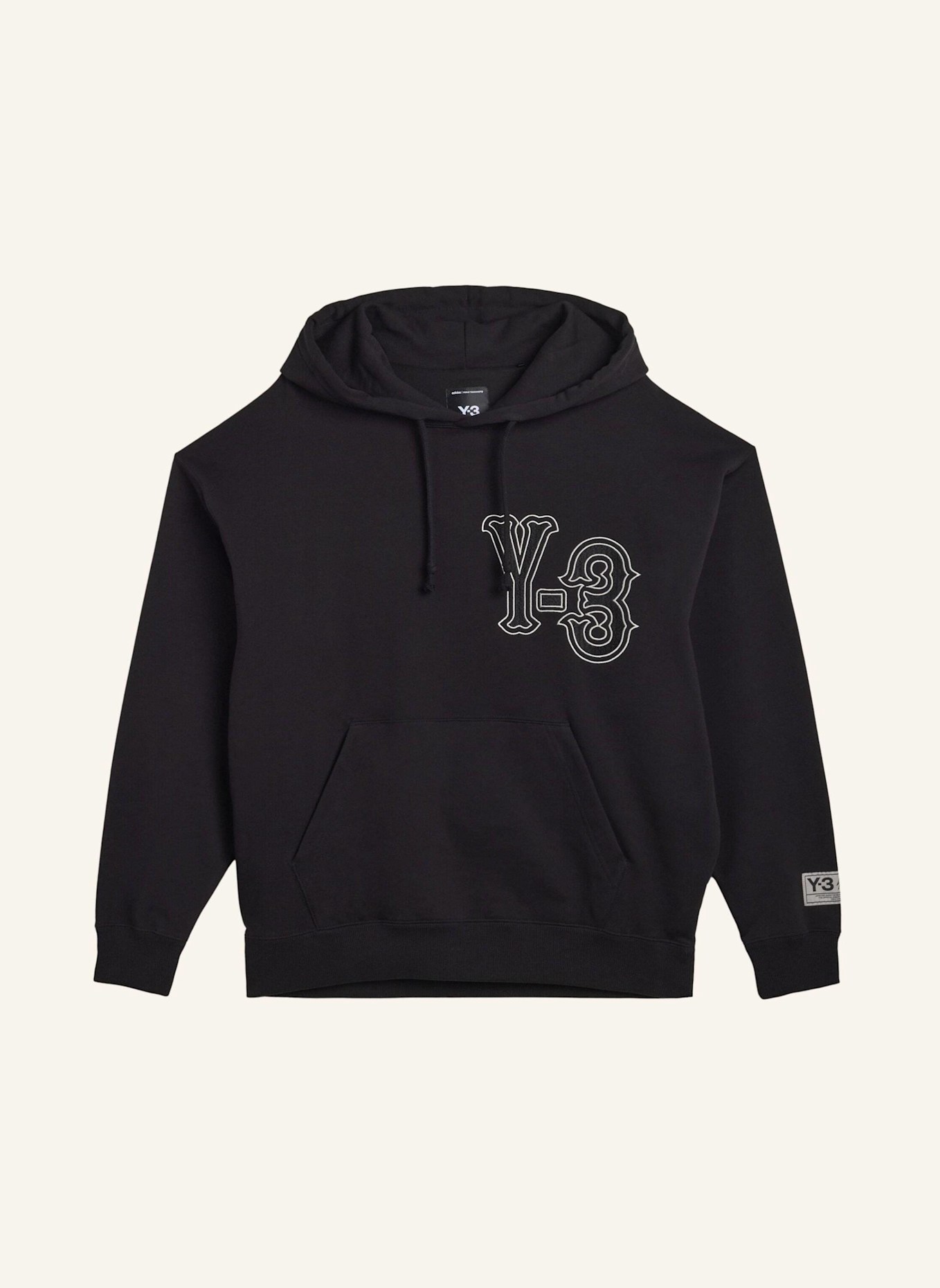 Y-3 Y-3 ELITE 5 GFX HOODIE: SCHWARZ