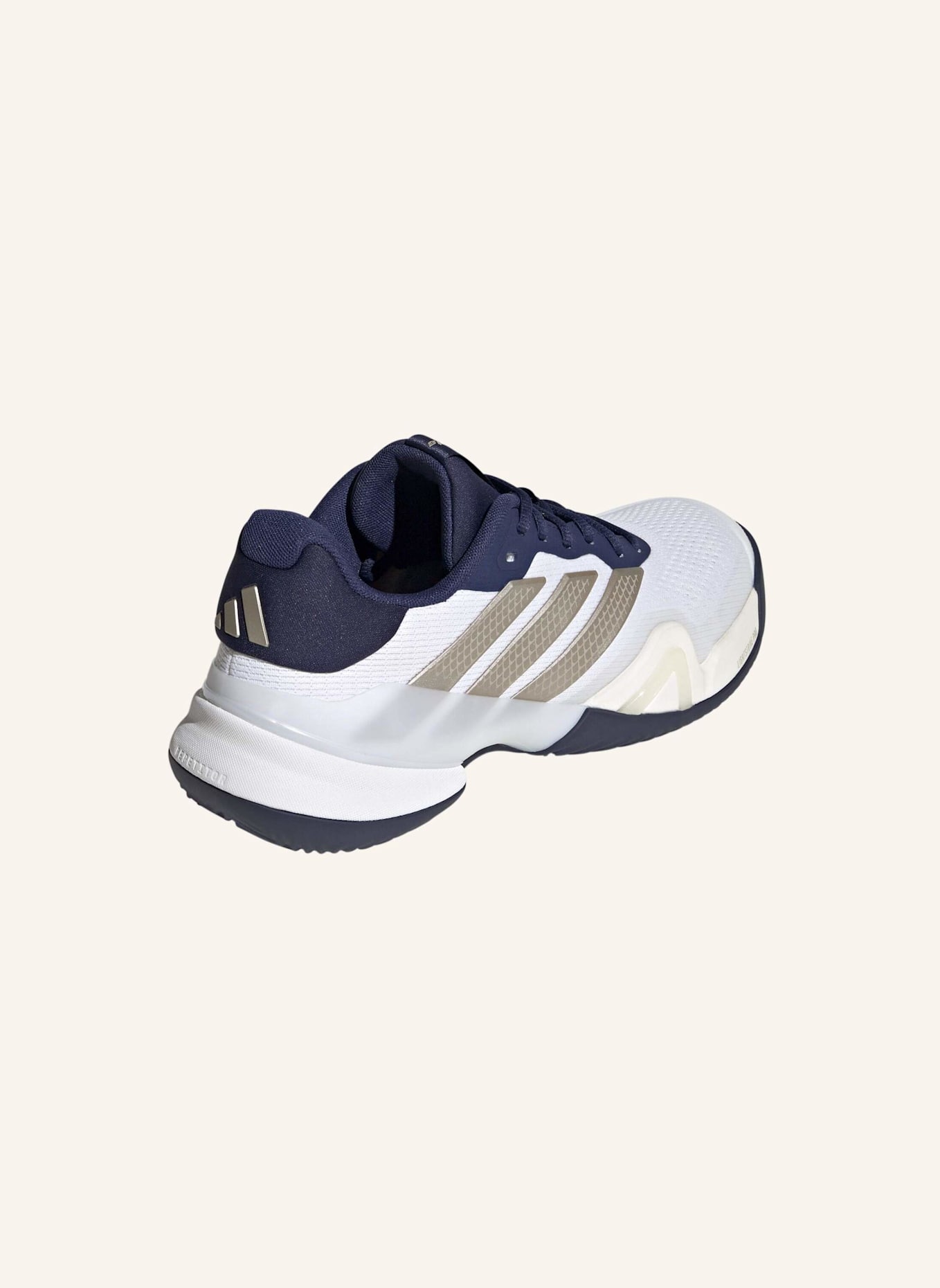 adidas Tennisschuhe BARRICADE 14 CLAY: WEISS/ GRAU/ DUNKELBLAU