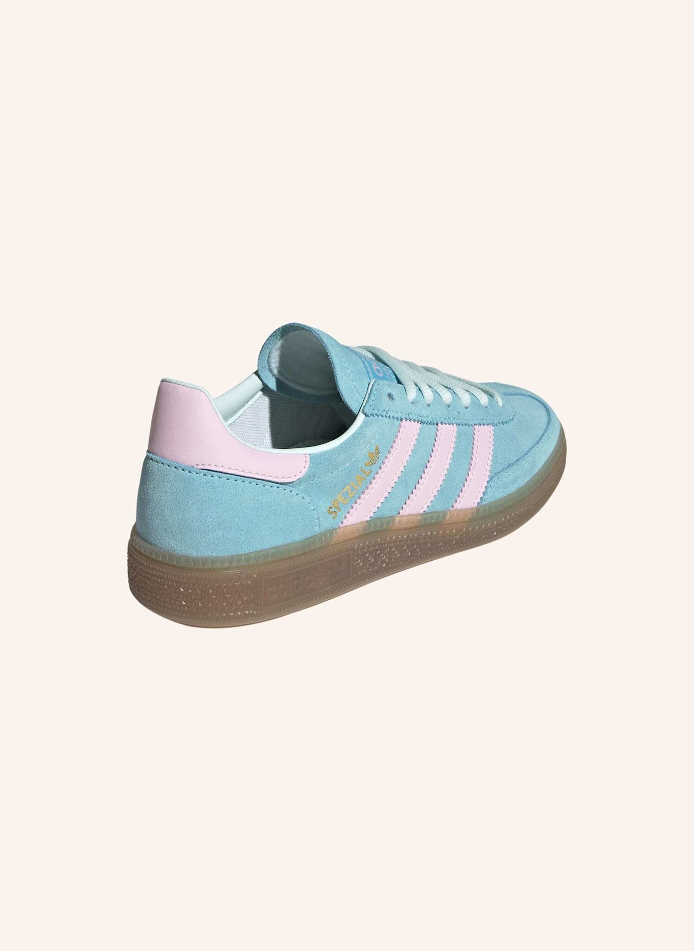 adidas Originals HANDBALL SPEZIAL SCHUH: GRÜN/ ROSA/ BEIGE