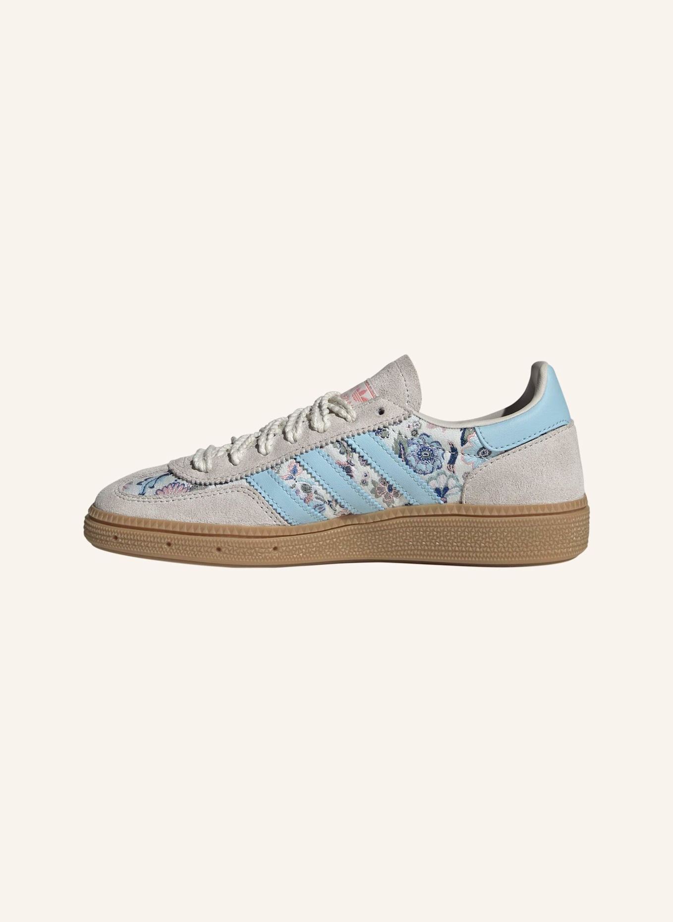 adidas Originals ADIDAS LIBERTY LONDON HANDBALL SPEZIAL SCHUH: WEISS/ BLAU/ BEIGE