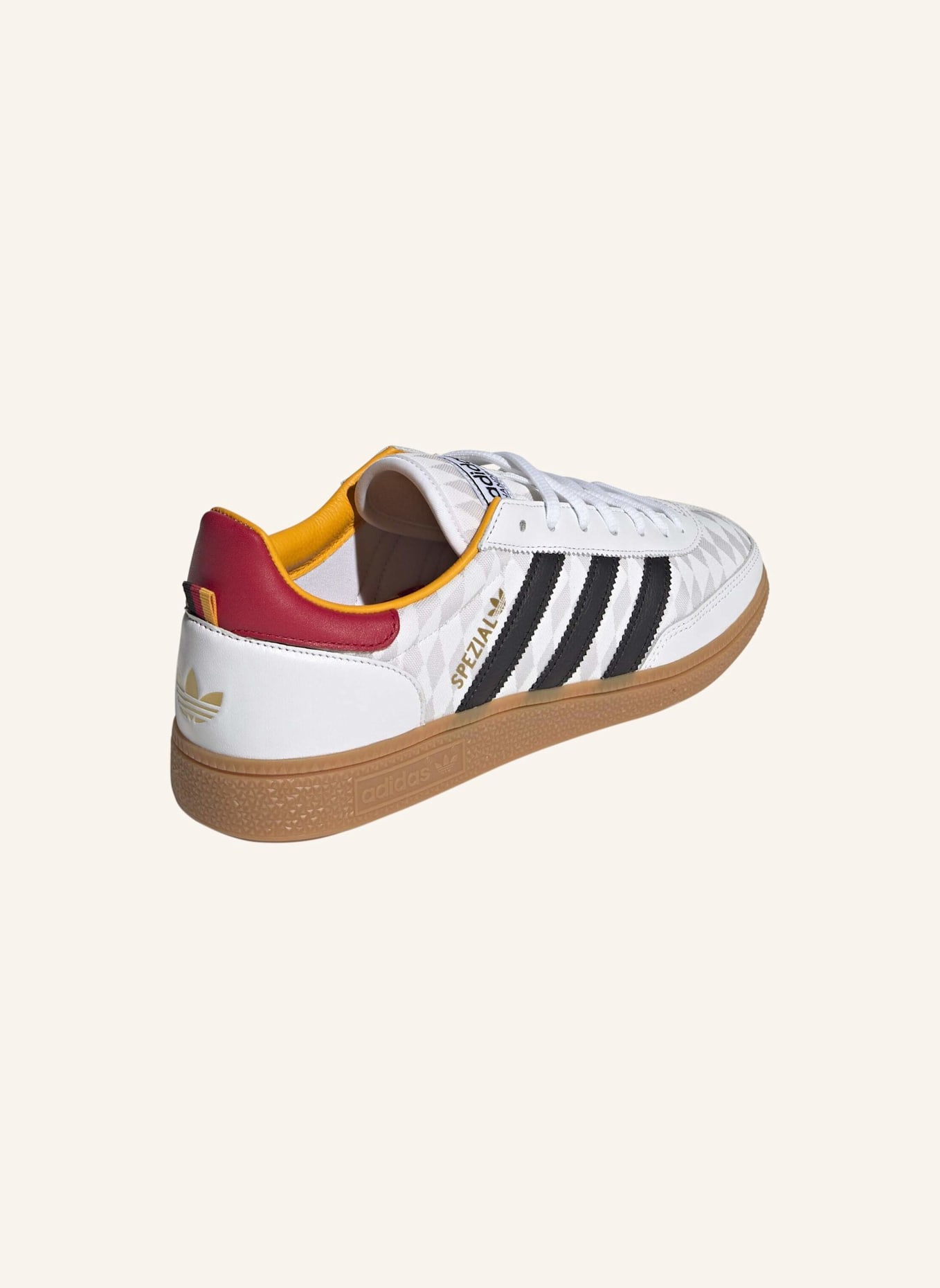 adidas Originals HANDBALL SPEZIAL SCHUH: WEISS/ SCHWARZ/ ROT