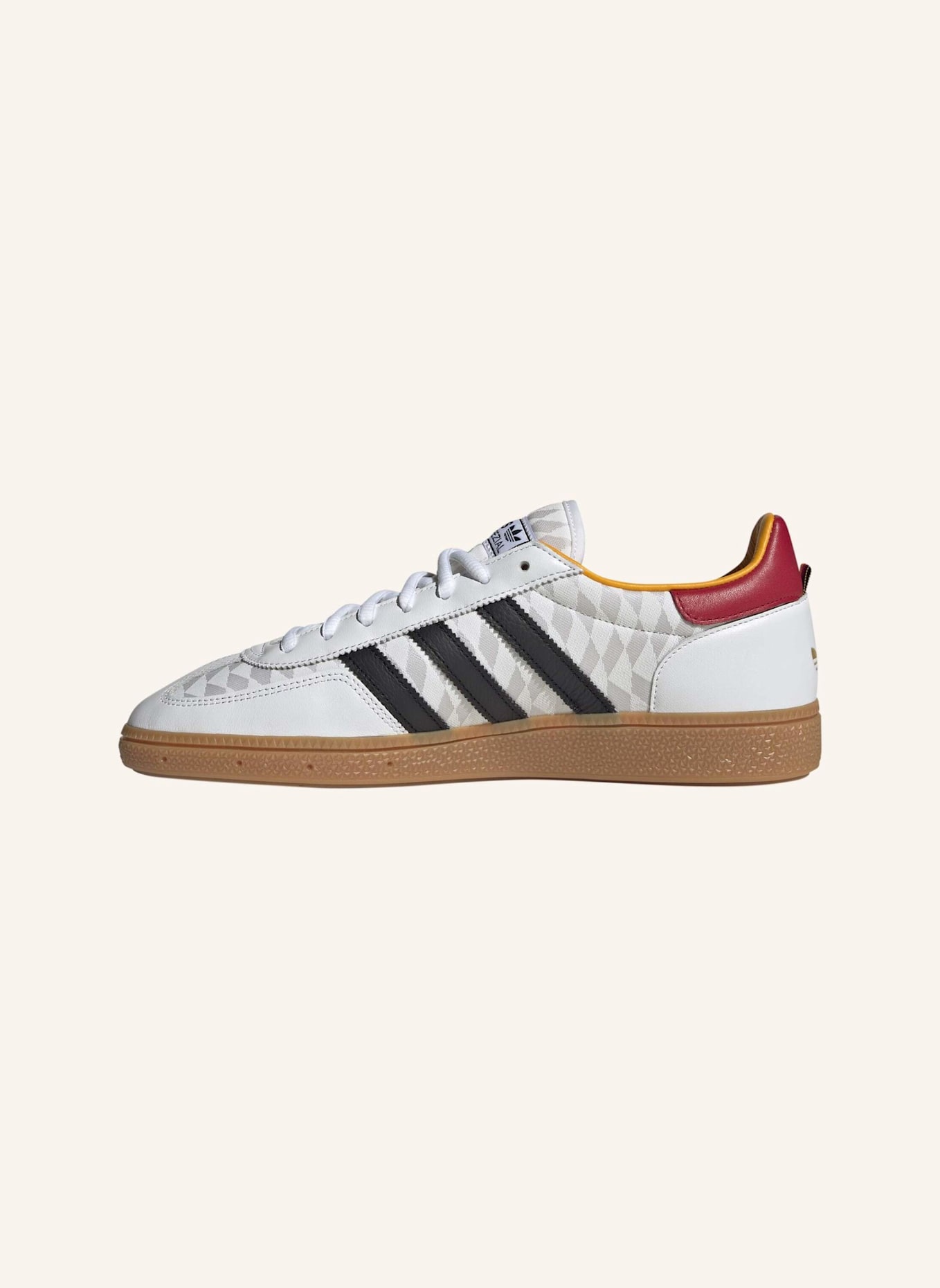 adidas Originals HANDBALL SPEZIAL SCHUH: WEISS/ SCHWARZ/ ROT
