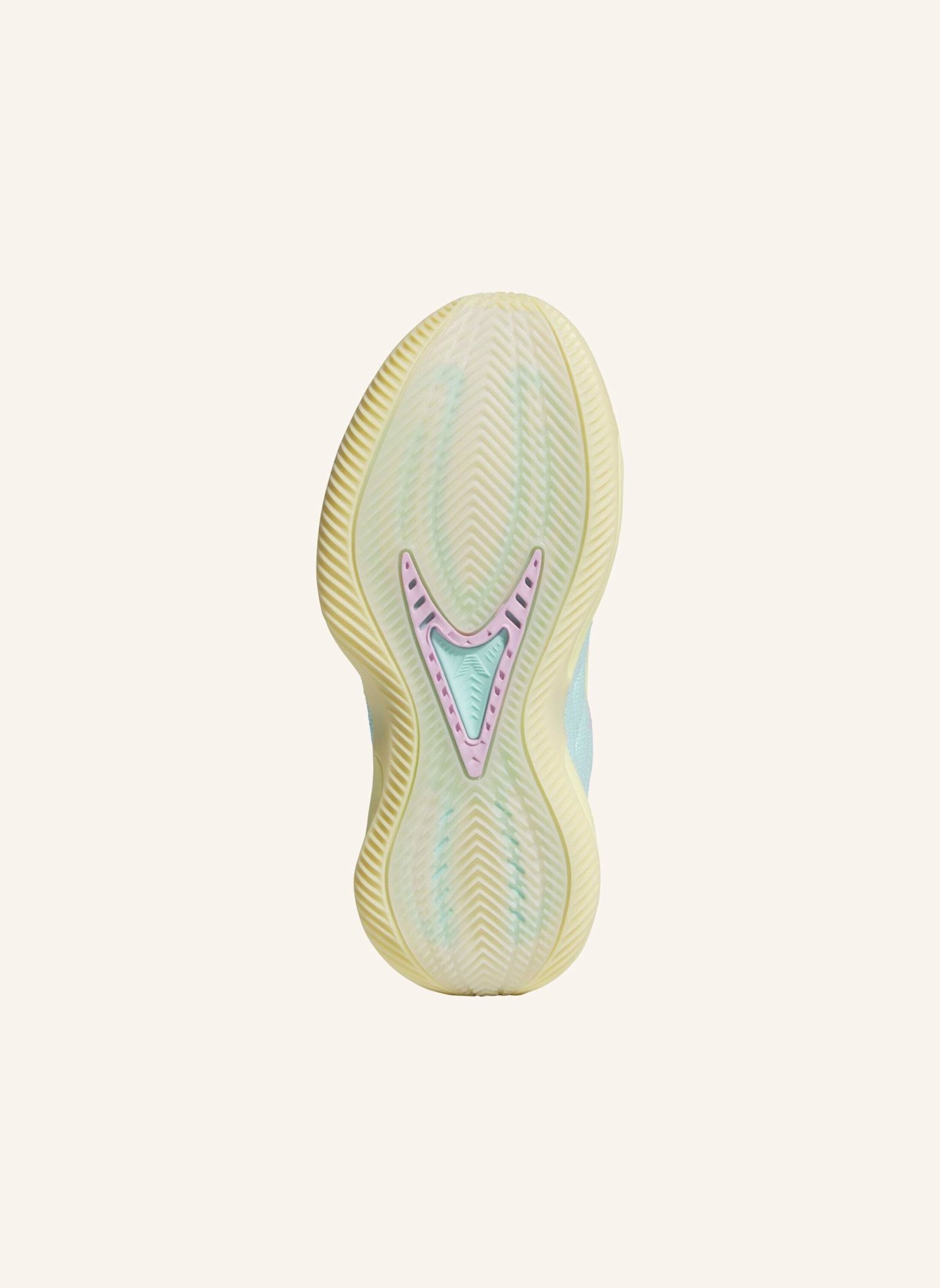 adidas ANTHONY EDWARDS 2 KIDS SCHUH: GELB/ LILA/ GRÜN