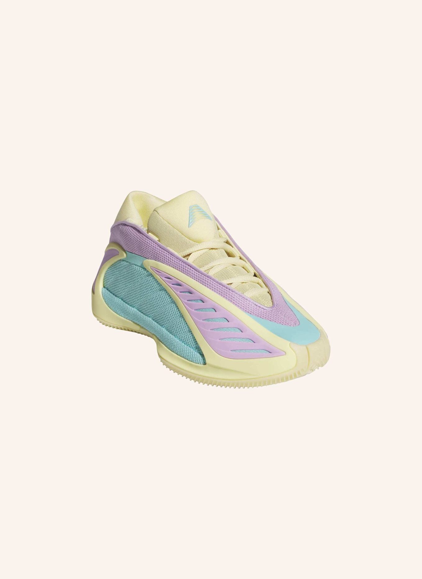 adidas ANTHONY EDWARDS 2 KIDS SCHUH: GELB/ LILA/ GRÜN