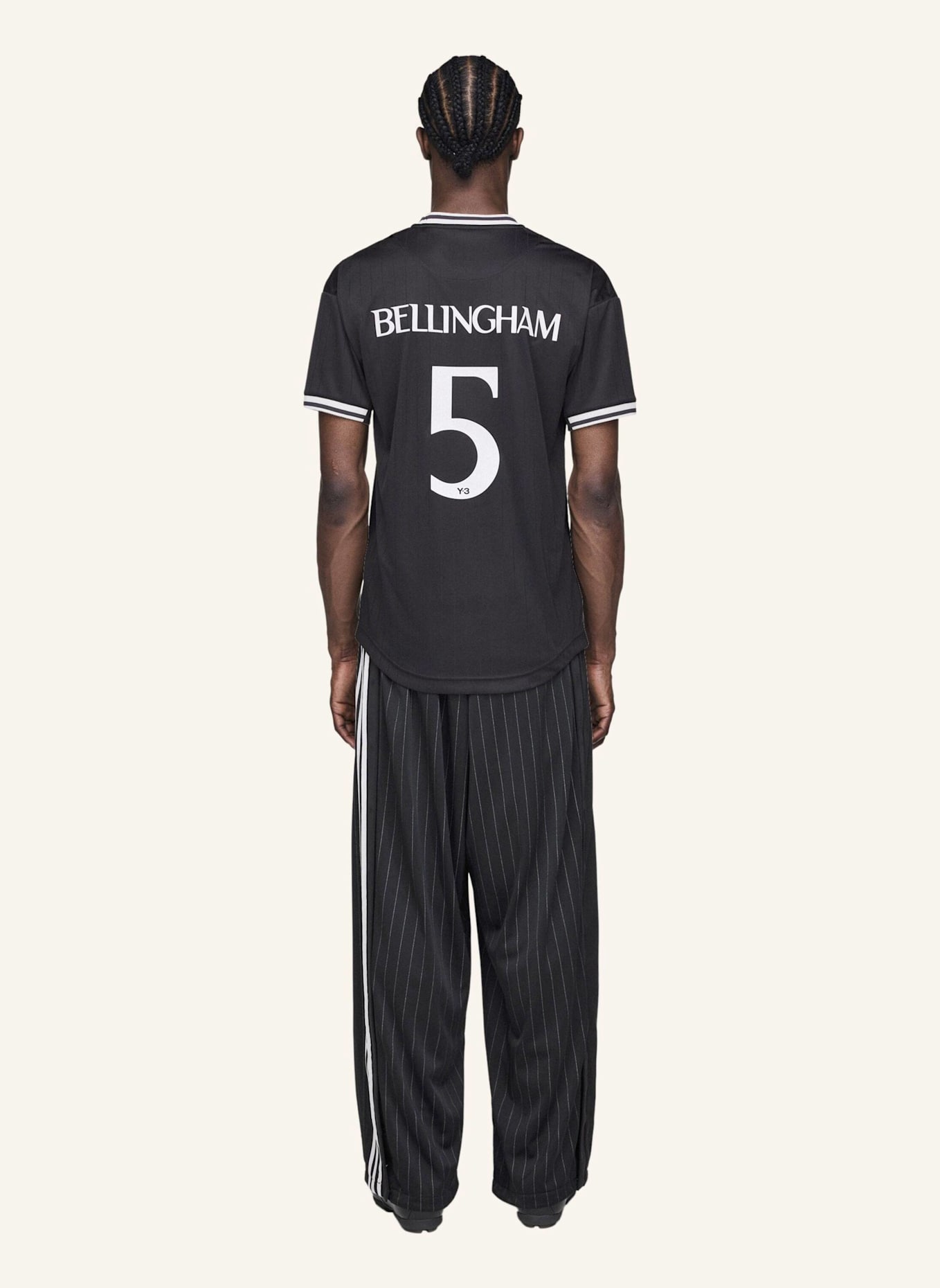 Y-3 Y-3 JUDE BELLINGHAM FUSSBALLTRIKOT, KURZÄRMELIG: SCHWARZ