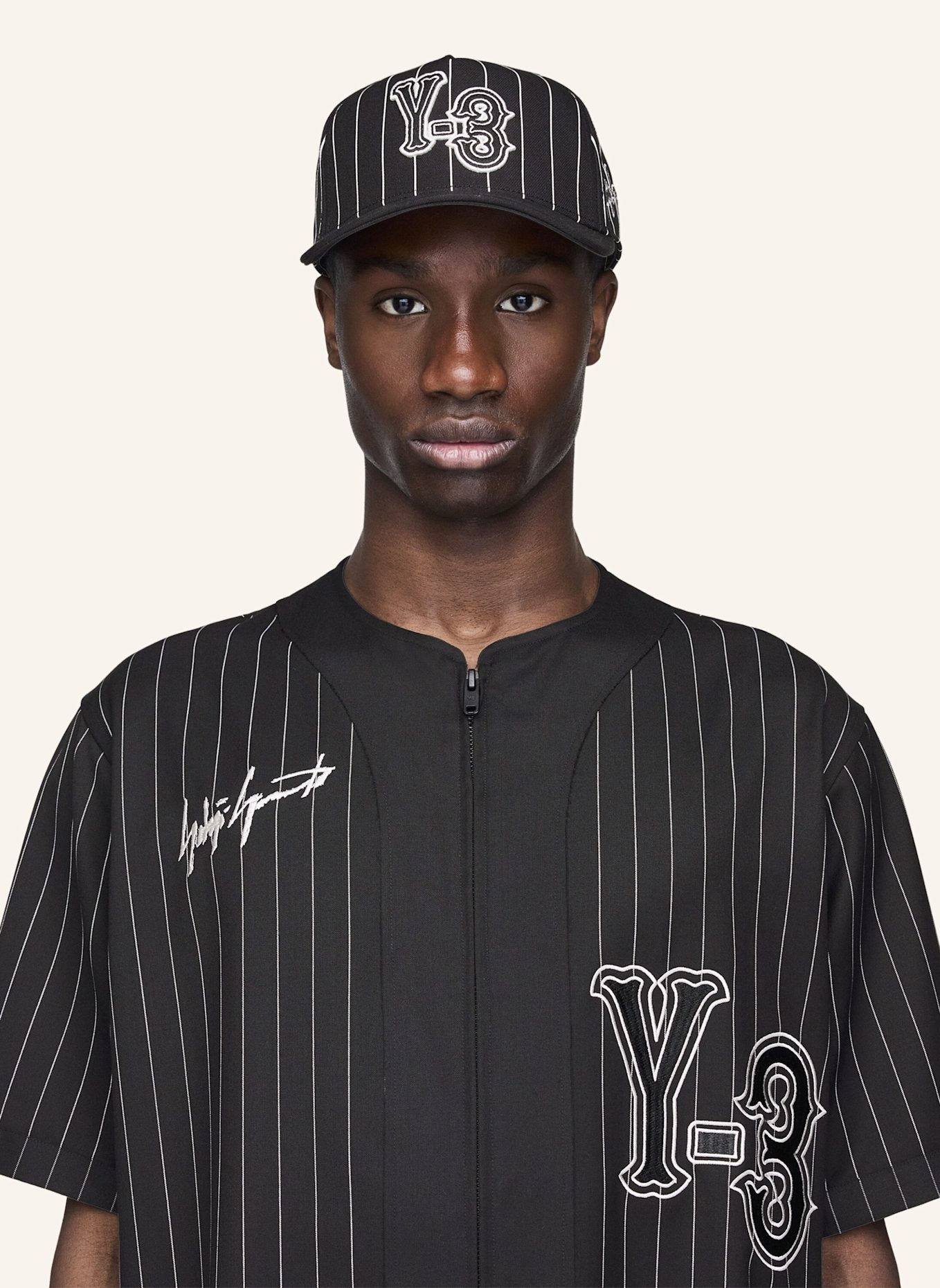 Y-3 Y-3 ELITE 5 BASEBALL SHIRT: SCHWARZ