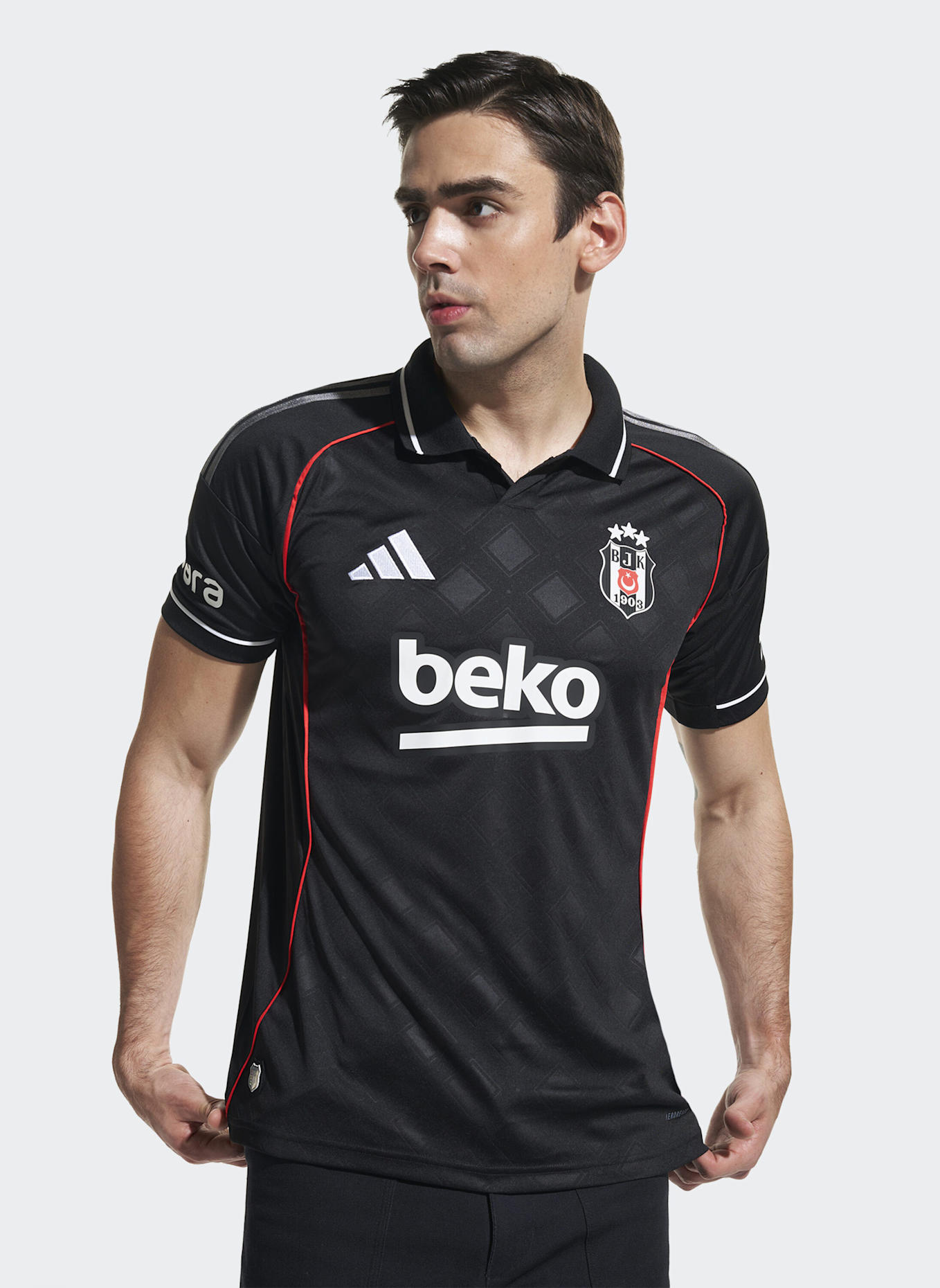 adidas BEŞIKTAŞ JK 25/26 AUSWEICHTRIKOT: SCHWARZ