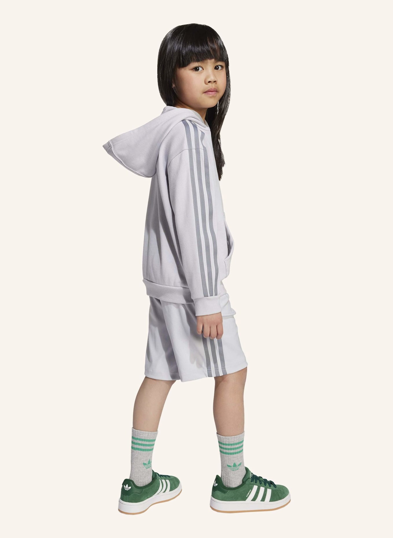 adidas Originals ADIDAS X MINECRAFT KIDS HOODIE SHORT SET: GRÜN