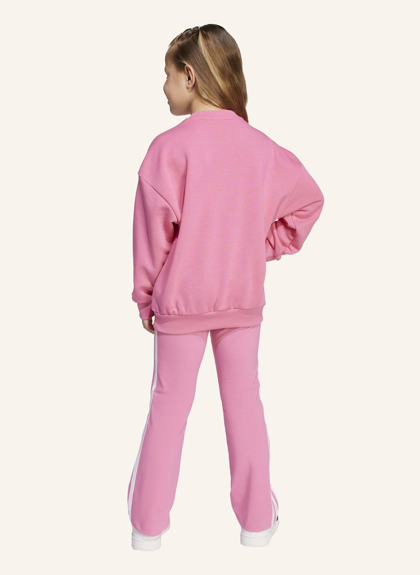 adidas Originals LOOSE CREW FLARED KIDS LEGGINGS SET: ROSA