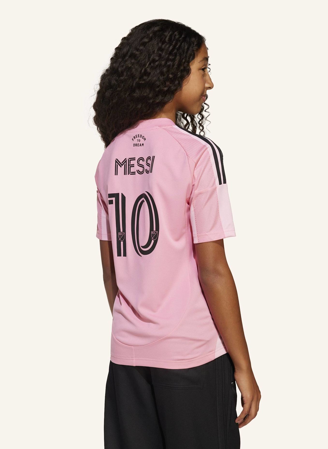 adidas INTER MIAMI CF 25/26 MESSI KIDS HEIMTRIKOT: ROSA
