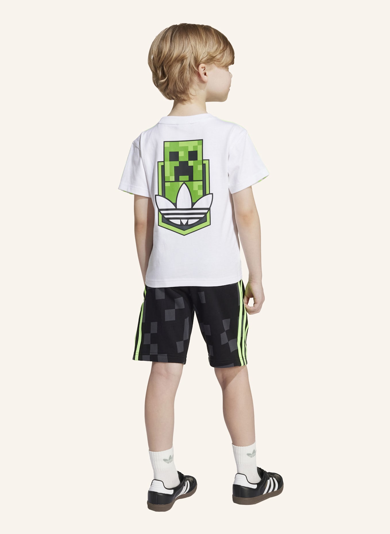 adidas Originals ADIDAS ORIGINALS X MINECRAFT KIDS SHORT TEE SET KINDER: WEISS