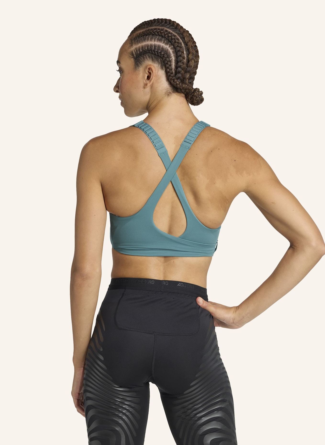 adidas Sport-BH FASTIMPACT LUXE RUN: TÜRKIS