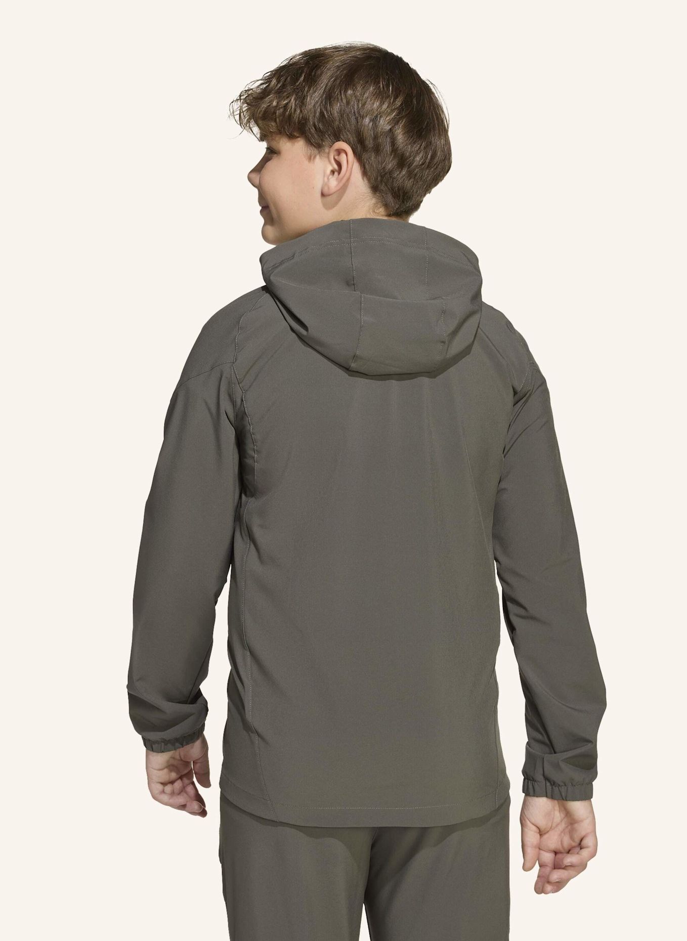 adidas REAL MADRID TIRO 25 COMPETITION VIS TECH KIDS TRAVEL JACKE: GRAU/ GELB