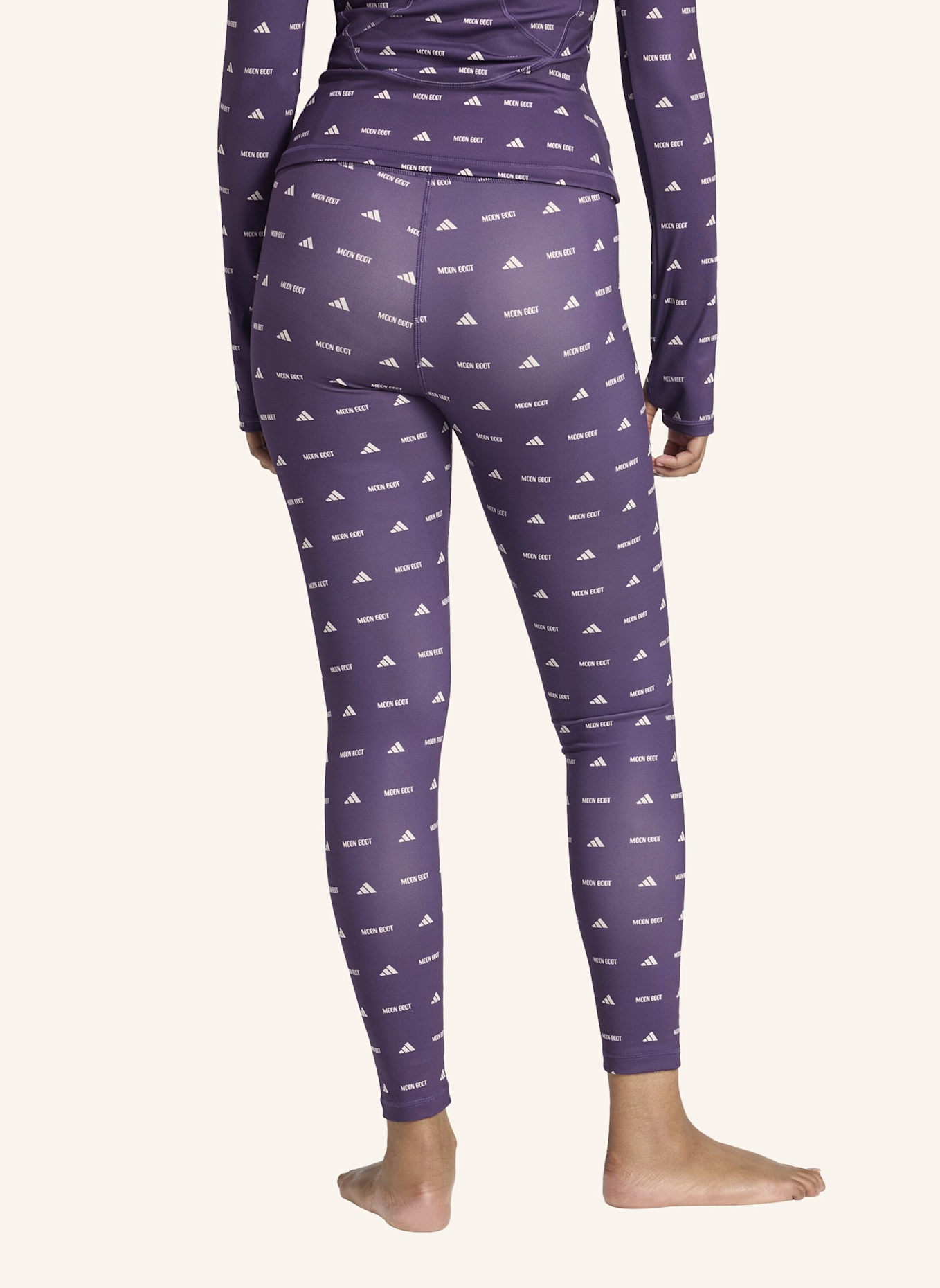adidas ADIDAS X MOON BOOT LEGGING: LILA/ GRAU